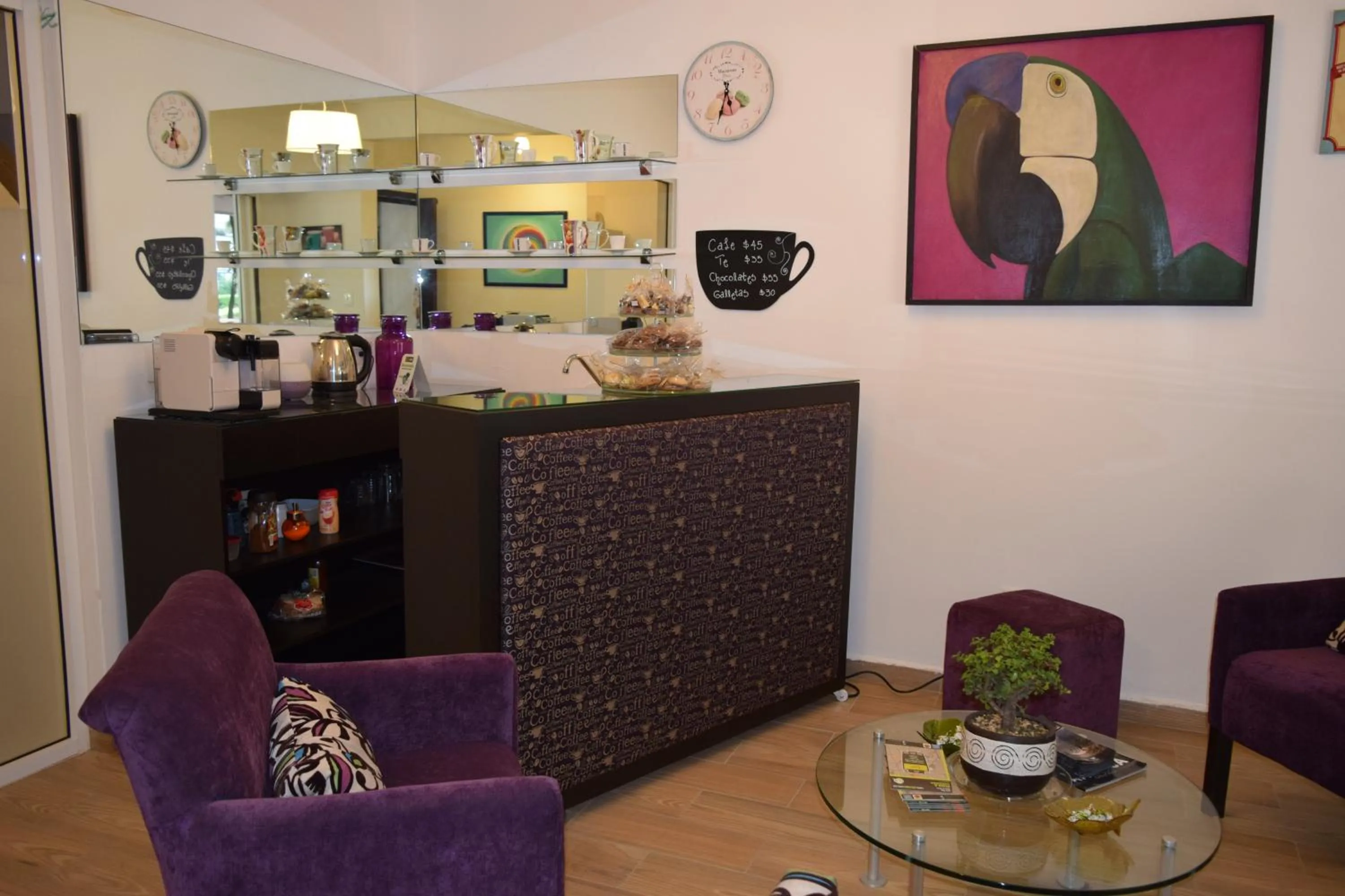 Living room in Hotel Condesa 185