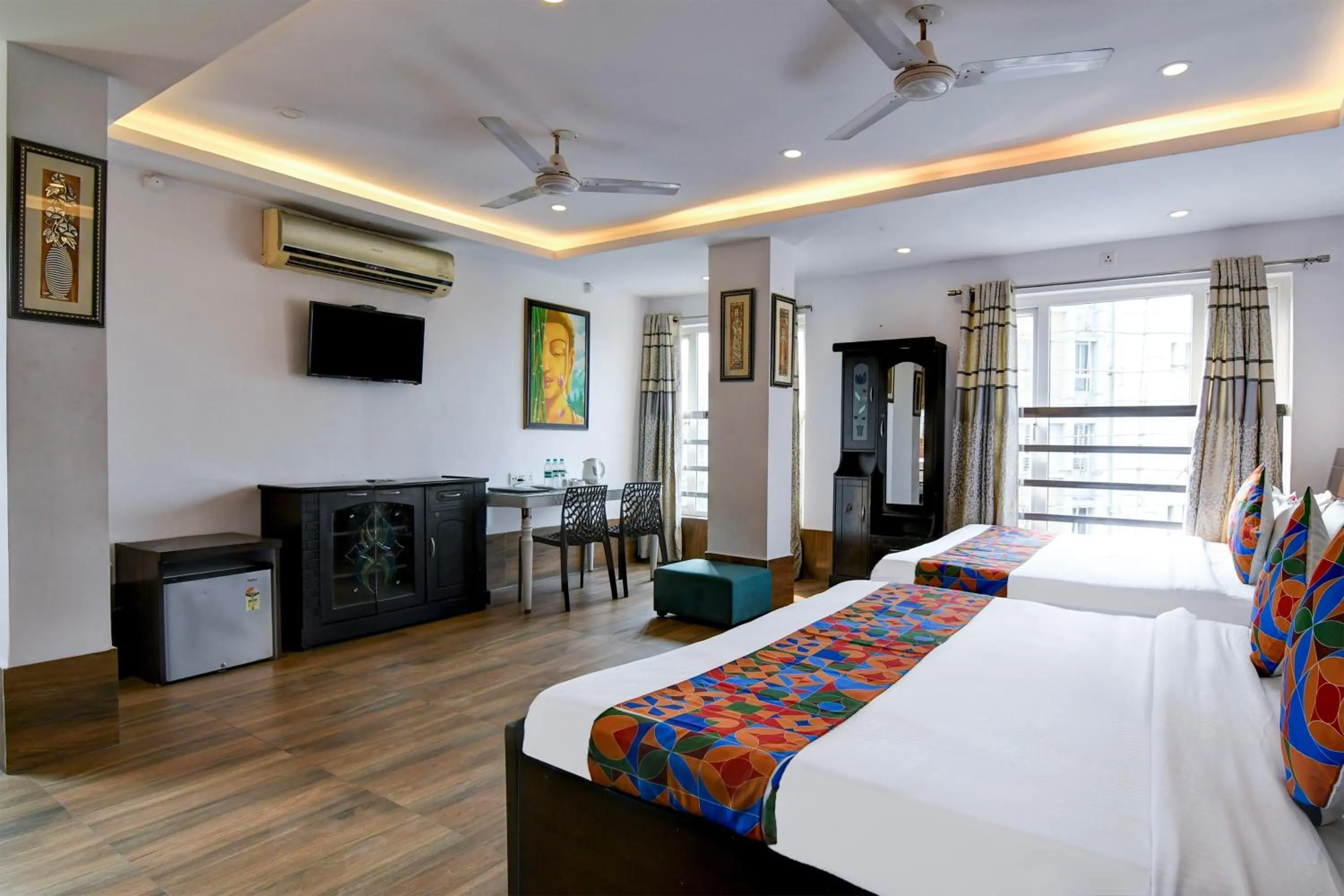 Bed in FabHotel Prime Eco Park - New Town