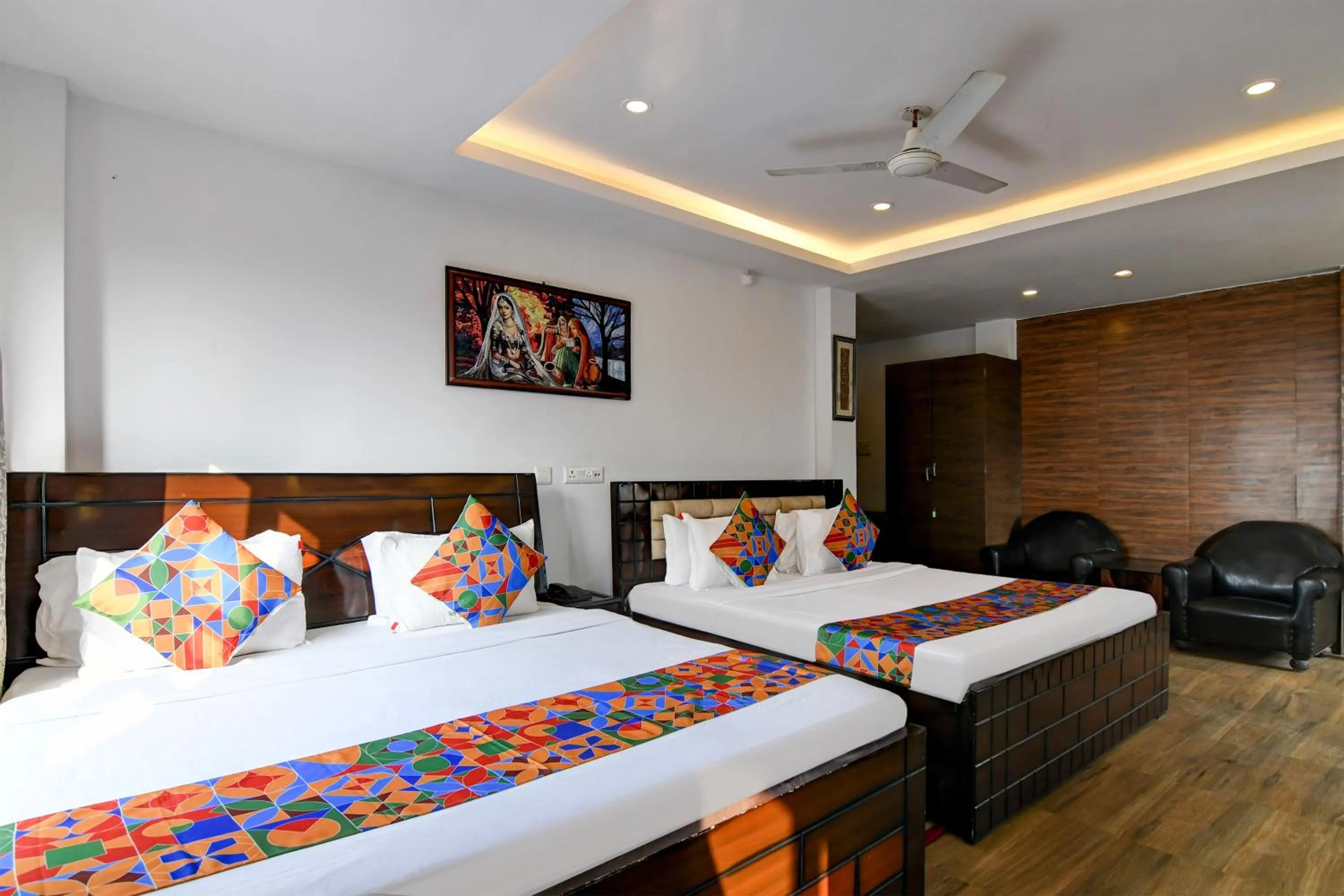 Bed in FabHotel Prime Eco Park - New Town