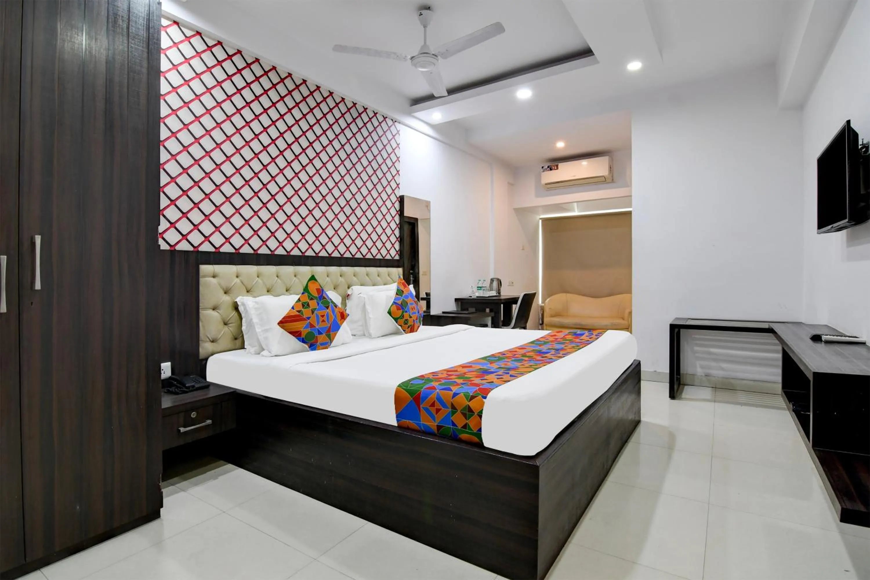 Bed in FabHotel Prime Eco Park - New Town