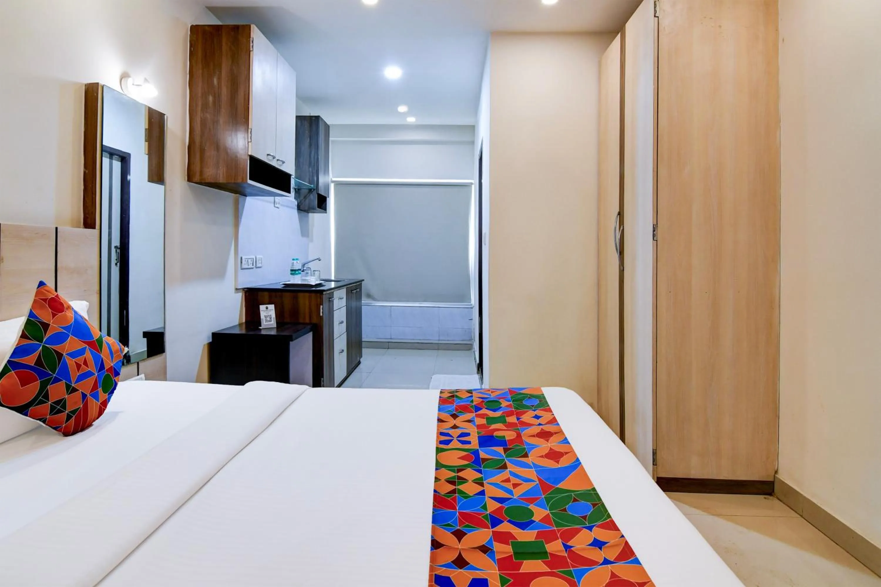 Bed in FabHotel Prime Eco Park - New Town