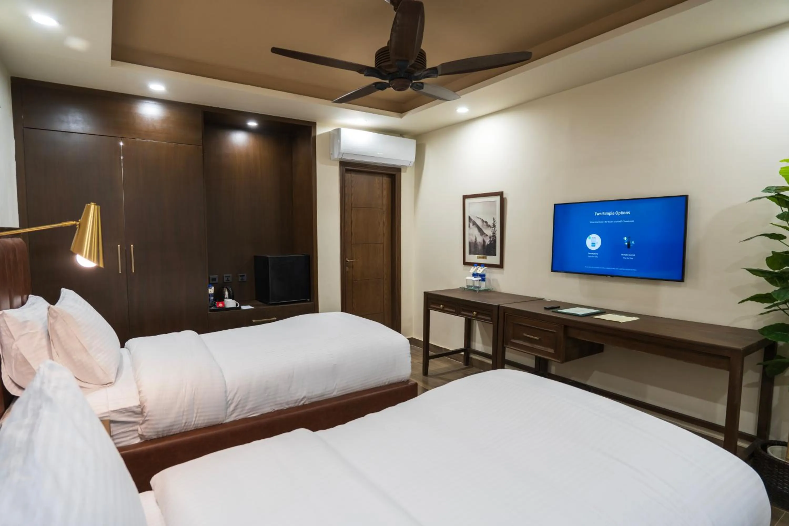 TV and multimedia, Bed in K2 Hotel by Green Pak Skardu