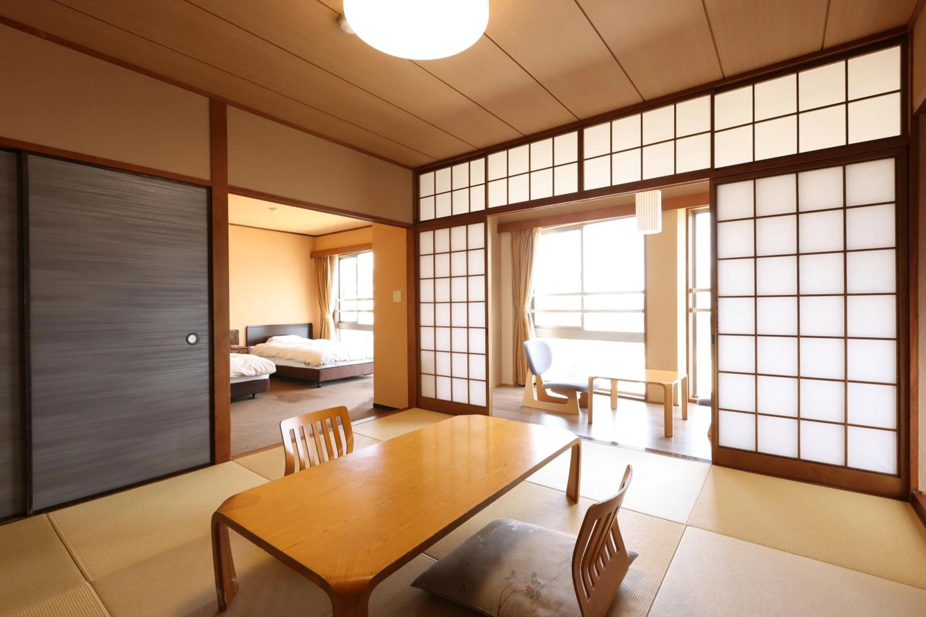 Bed in Miyahama Grand Hotel