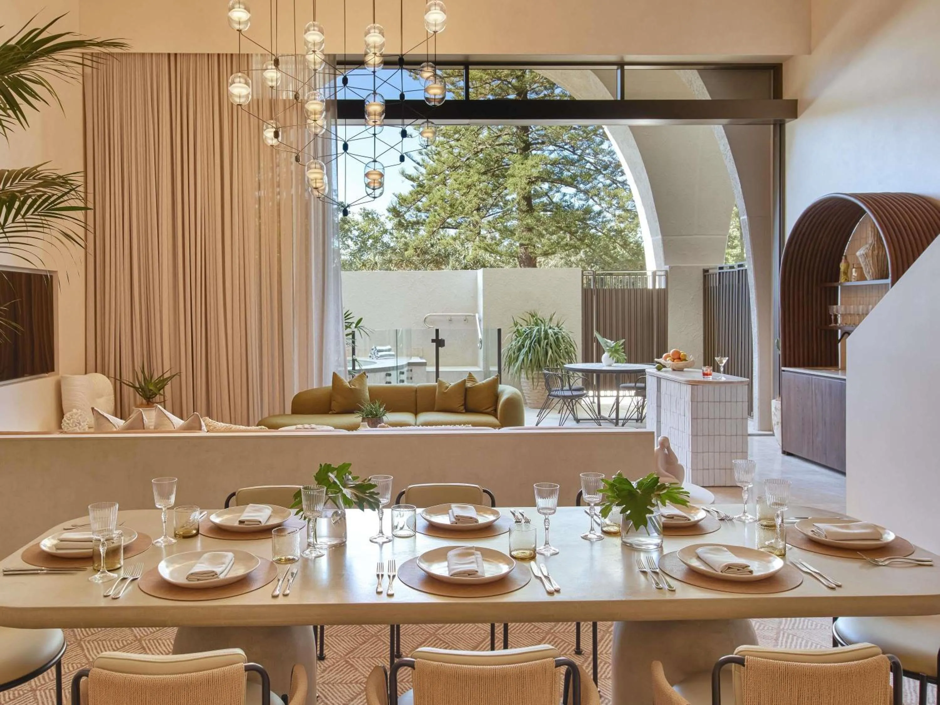 Seating area in Mondrian Gold Coast