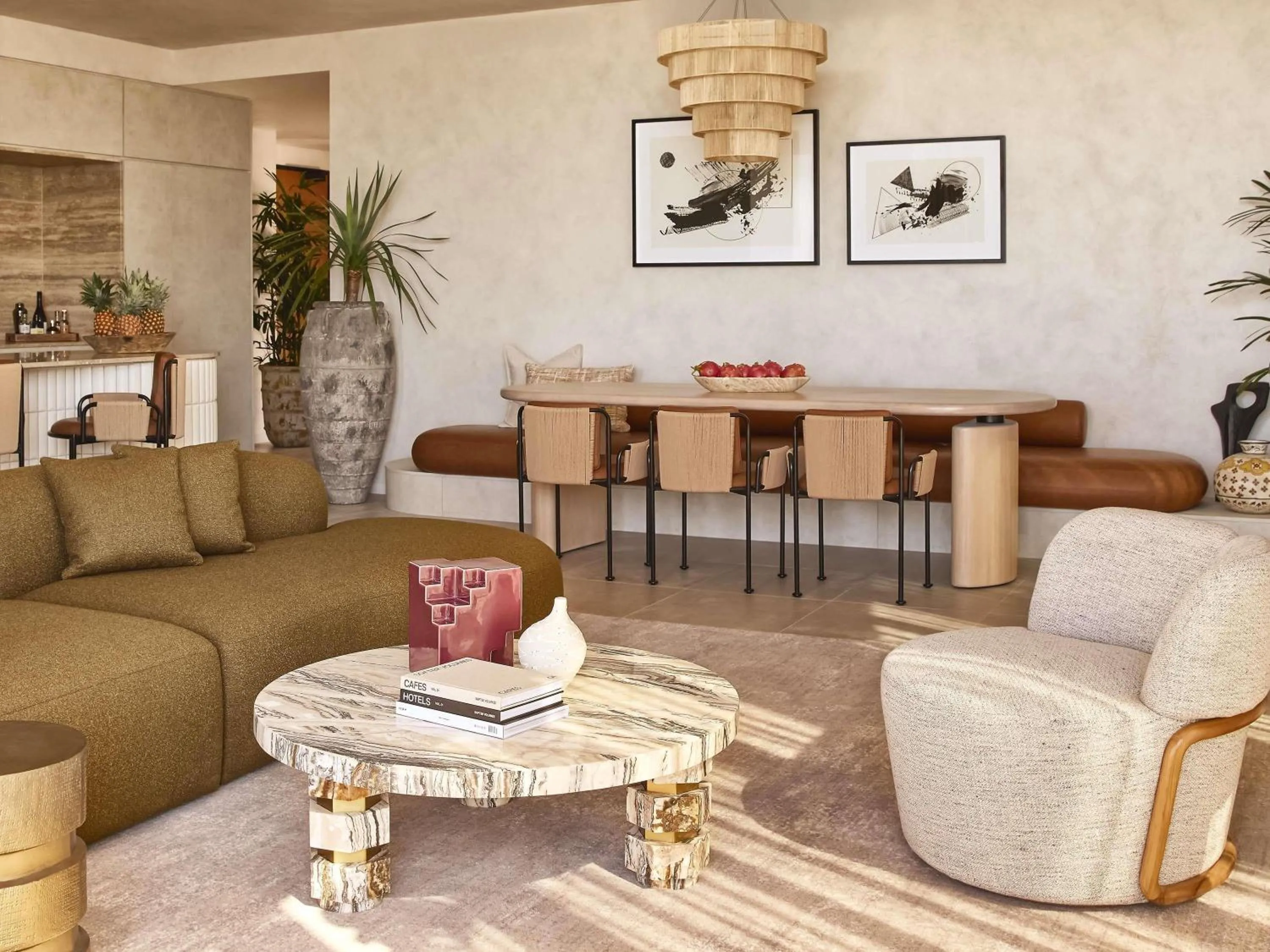 Seating area in Mondrian Gold Coast