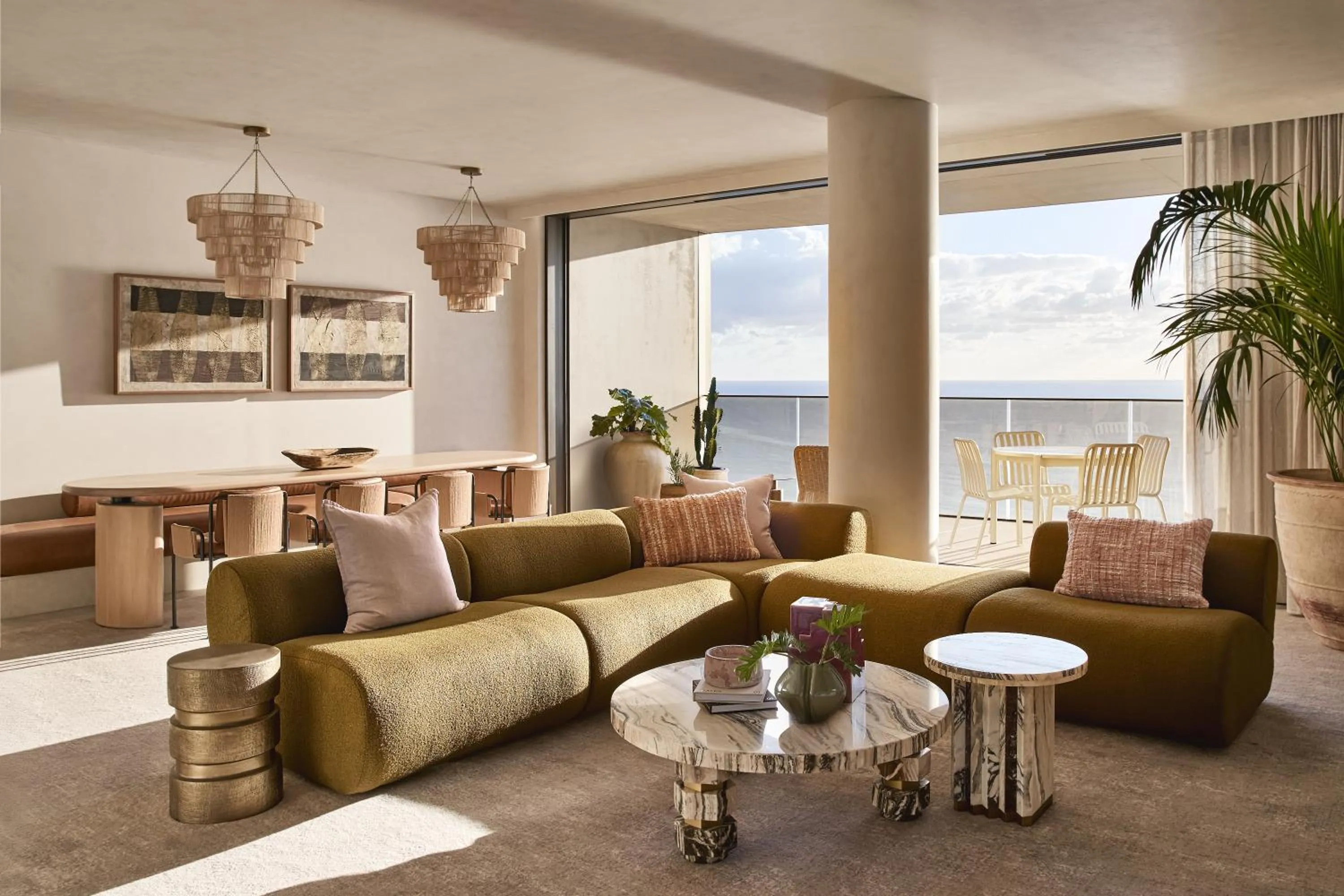 Living room in Mondrian Gold Coast