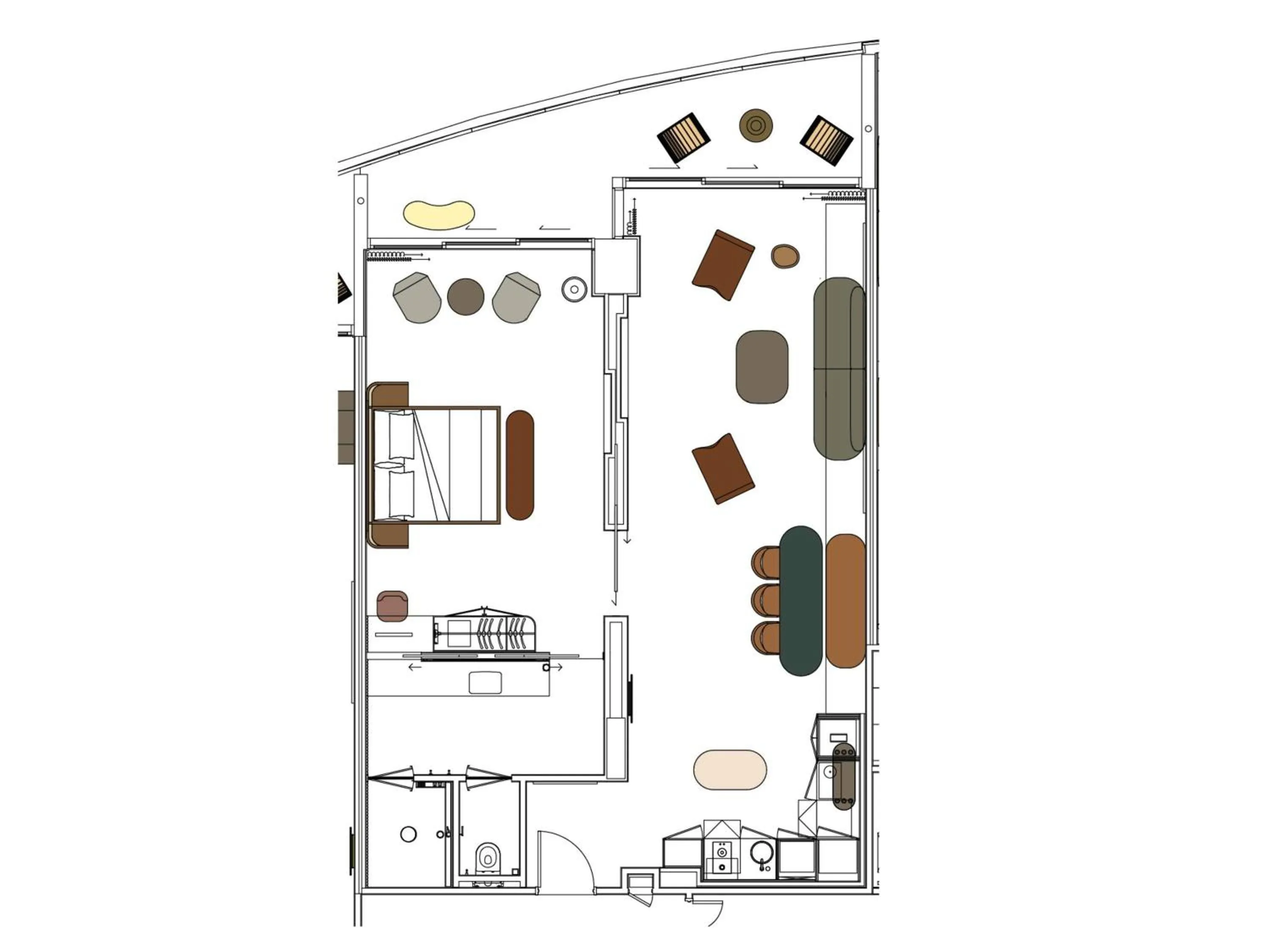 Bedroom in Mondrian Gold Coast