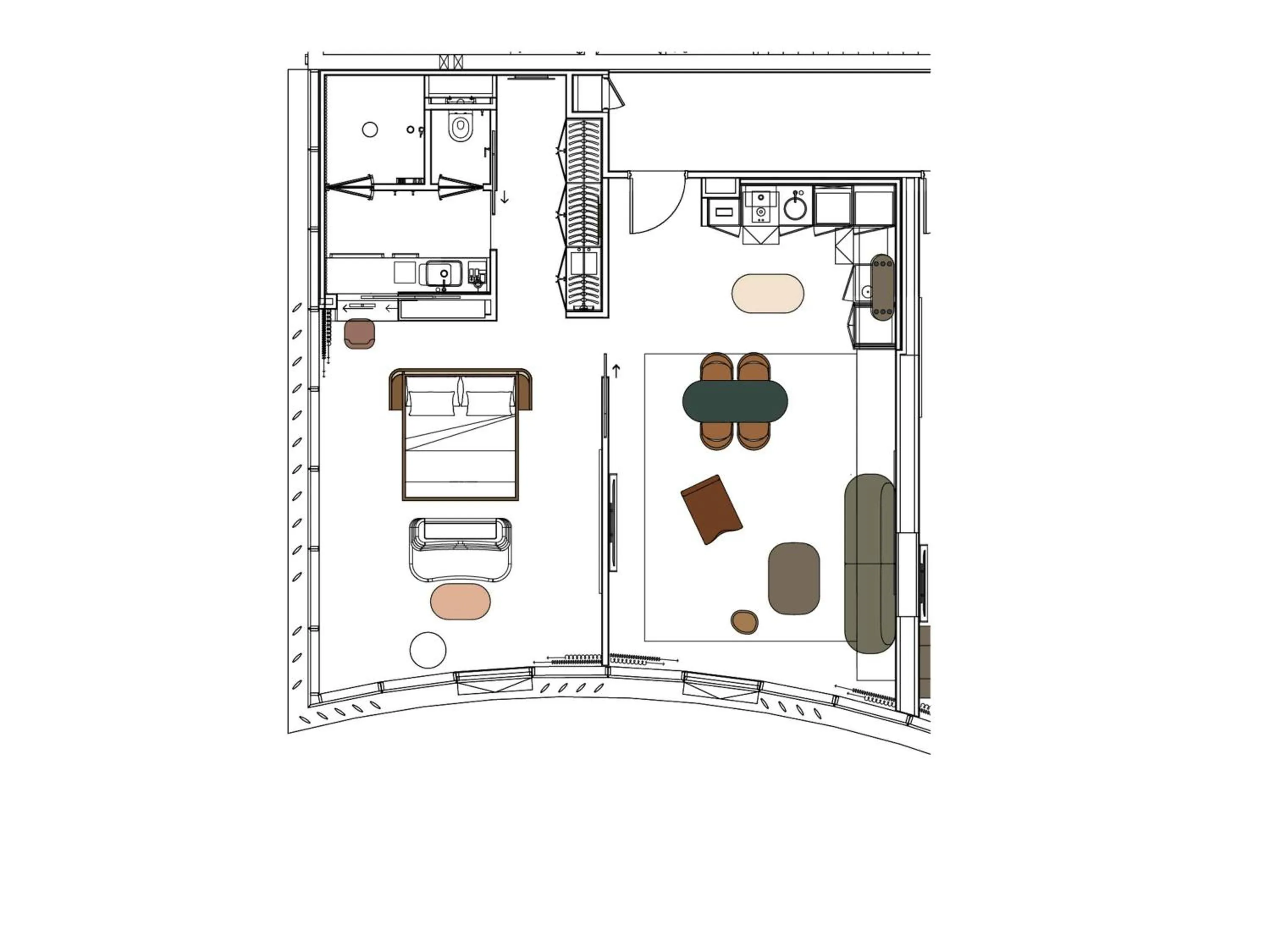 Bedroom in Mondrian Gold Coast