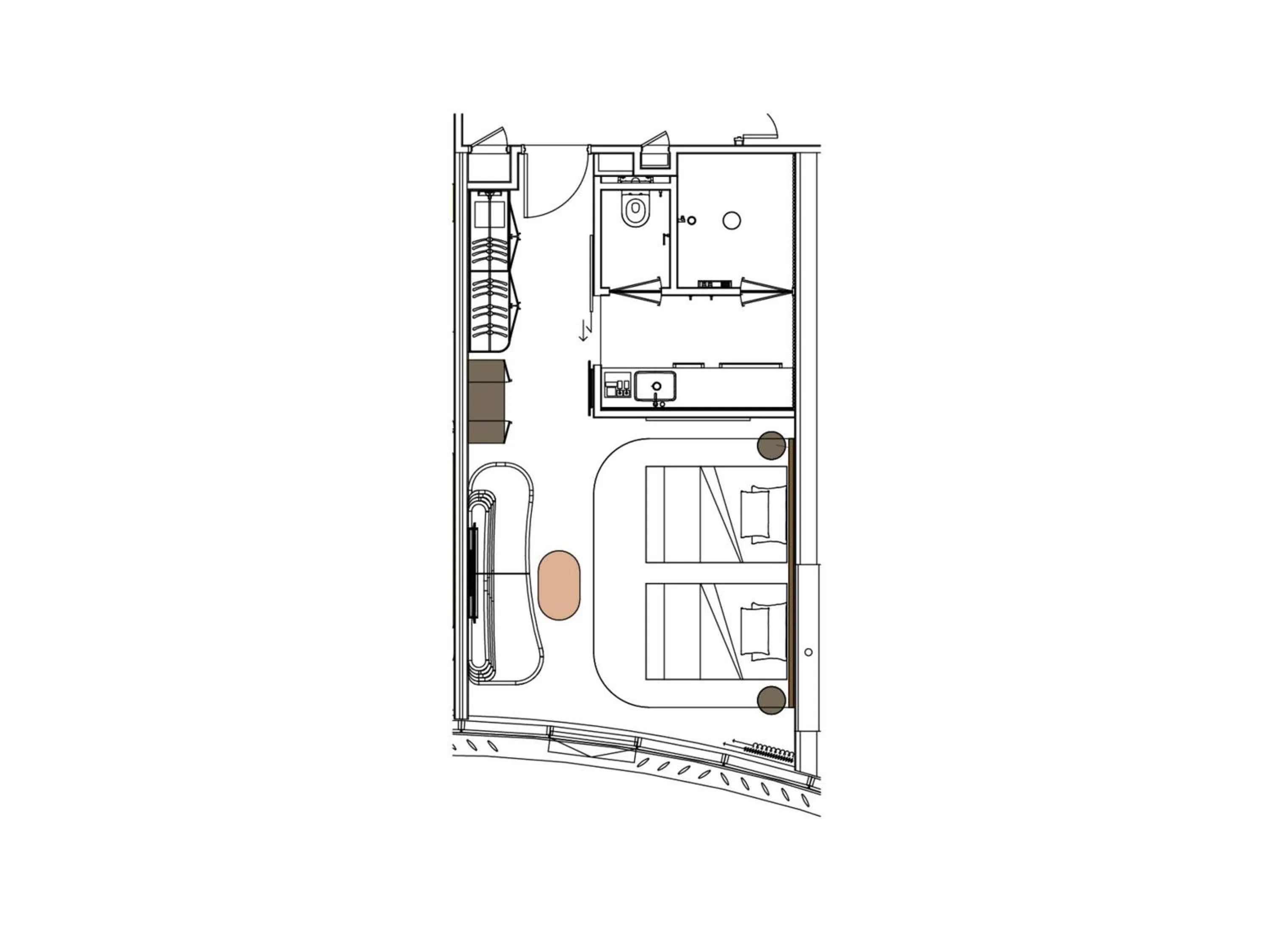Bedroom in Mondrian Gold Coast