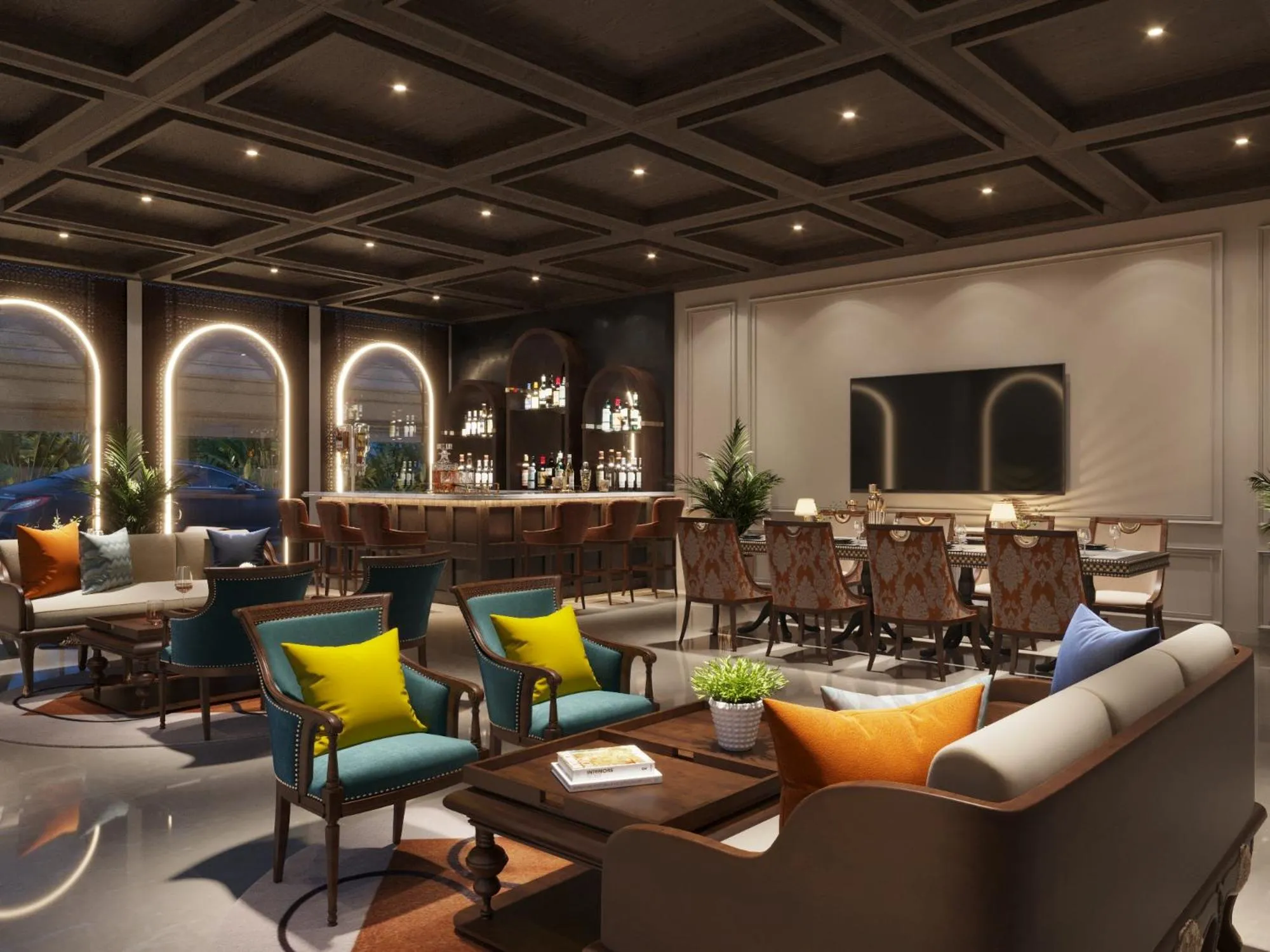 Lounge or bar in Mercure Lucknow Gomti Nagar