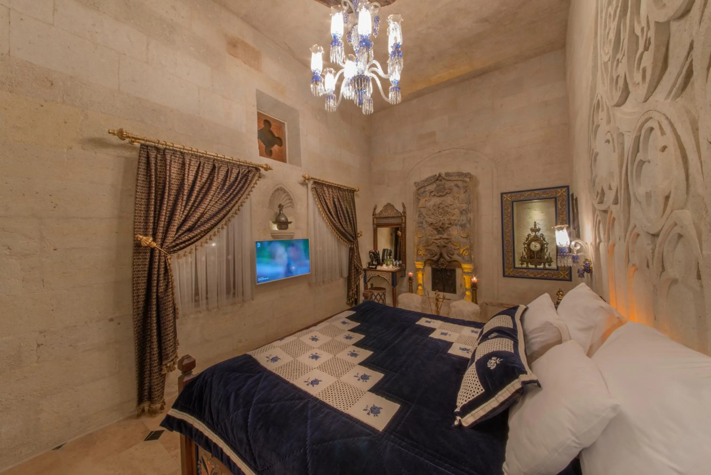 Photo of the whole room, Bed in Elika Cave Suites & Spa