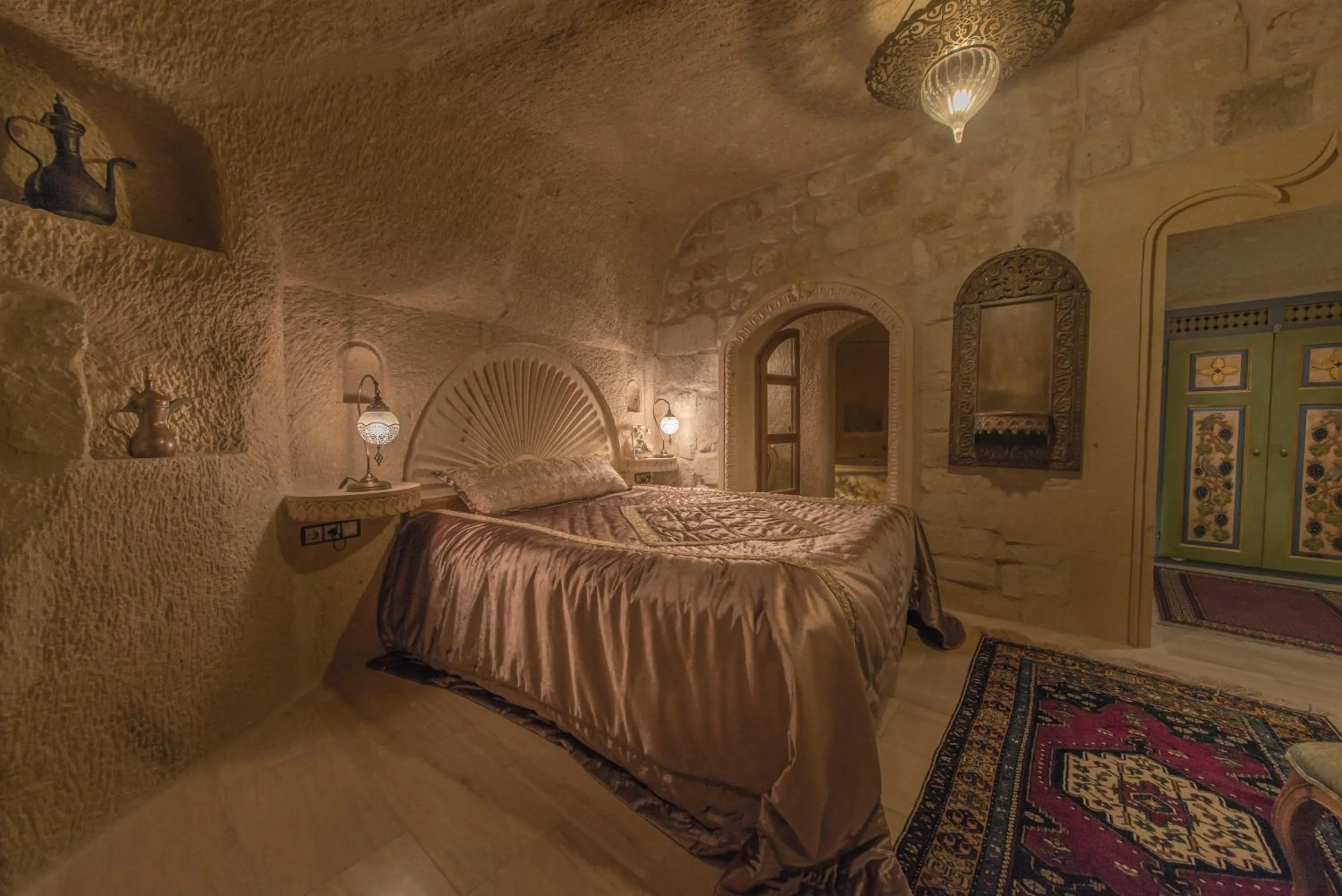 Bedroom, Bed in Elika Cave Suites & Spa