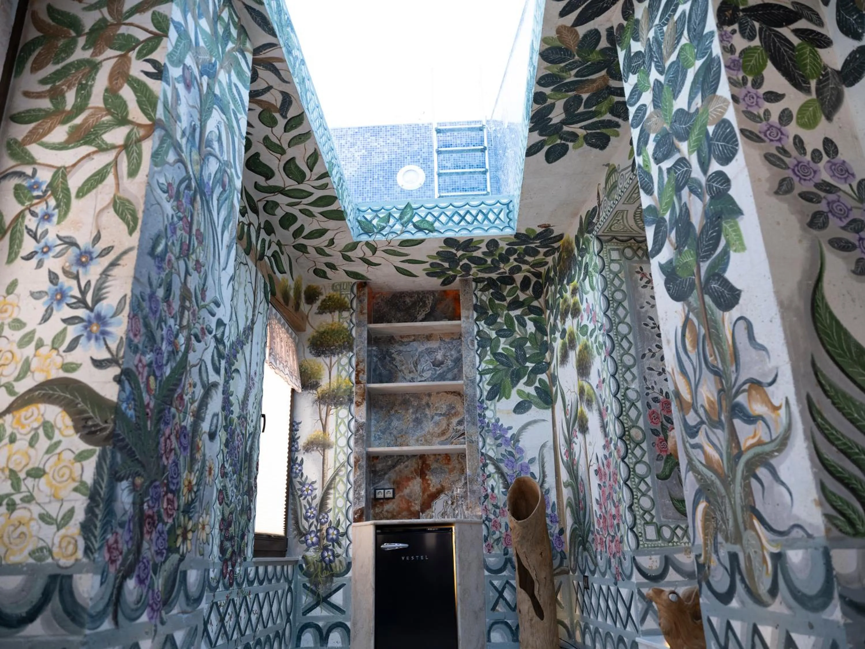 Seating area in Elika Cave Suites & Spa