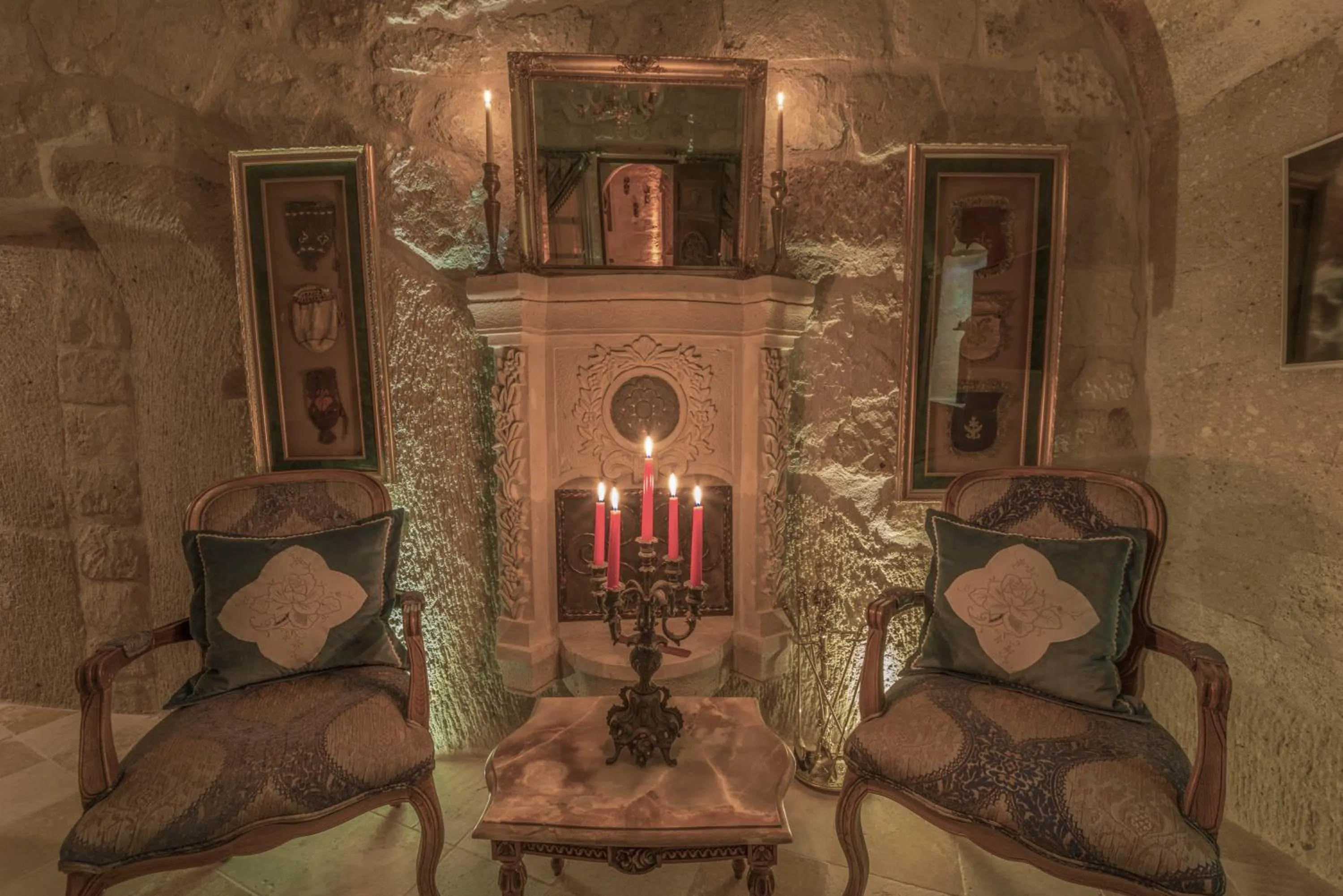 Decorative detail in Elika Cave Suites & Spa