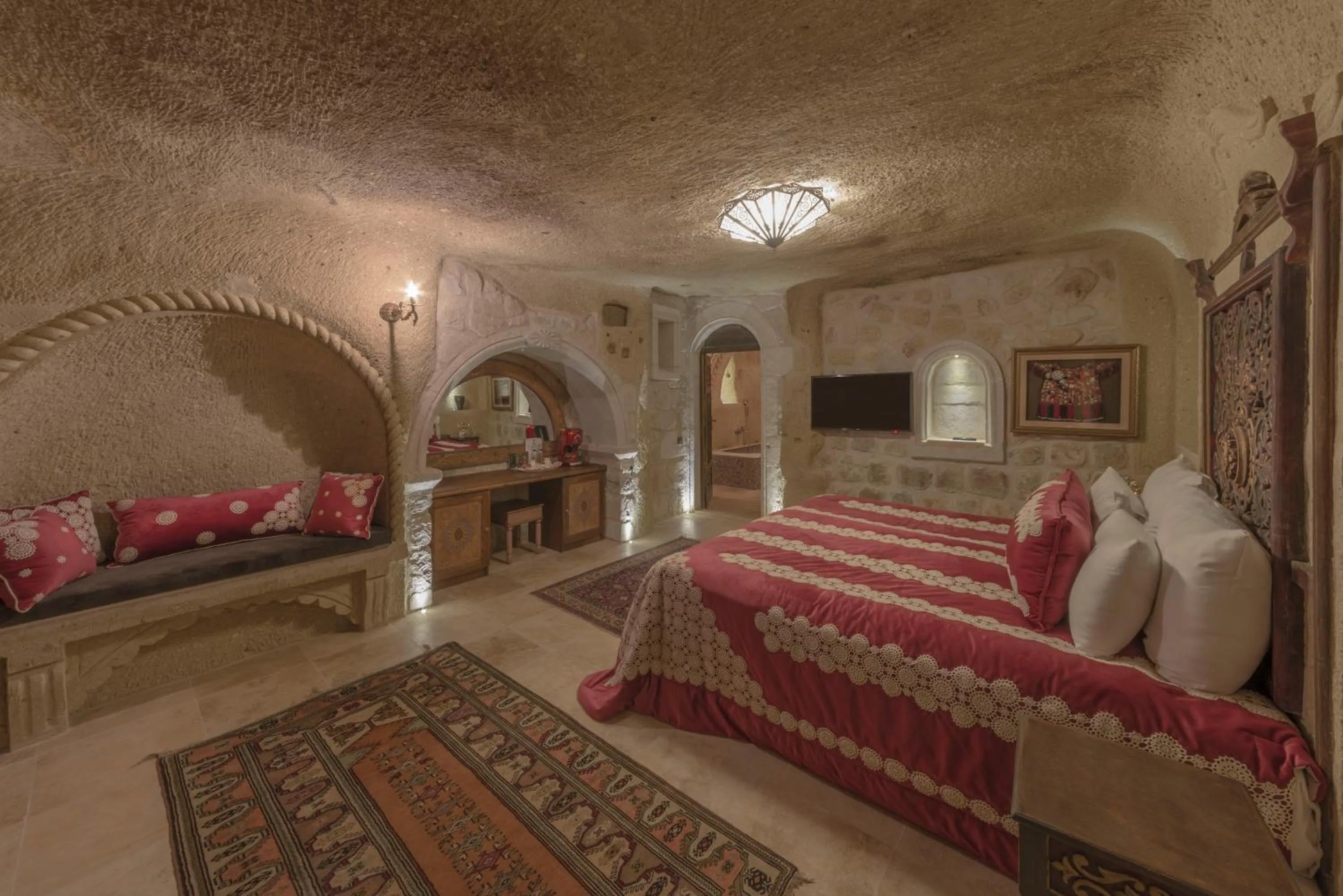 Photo of the whole room, Bed in Elika Cave Suites & Spa