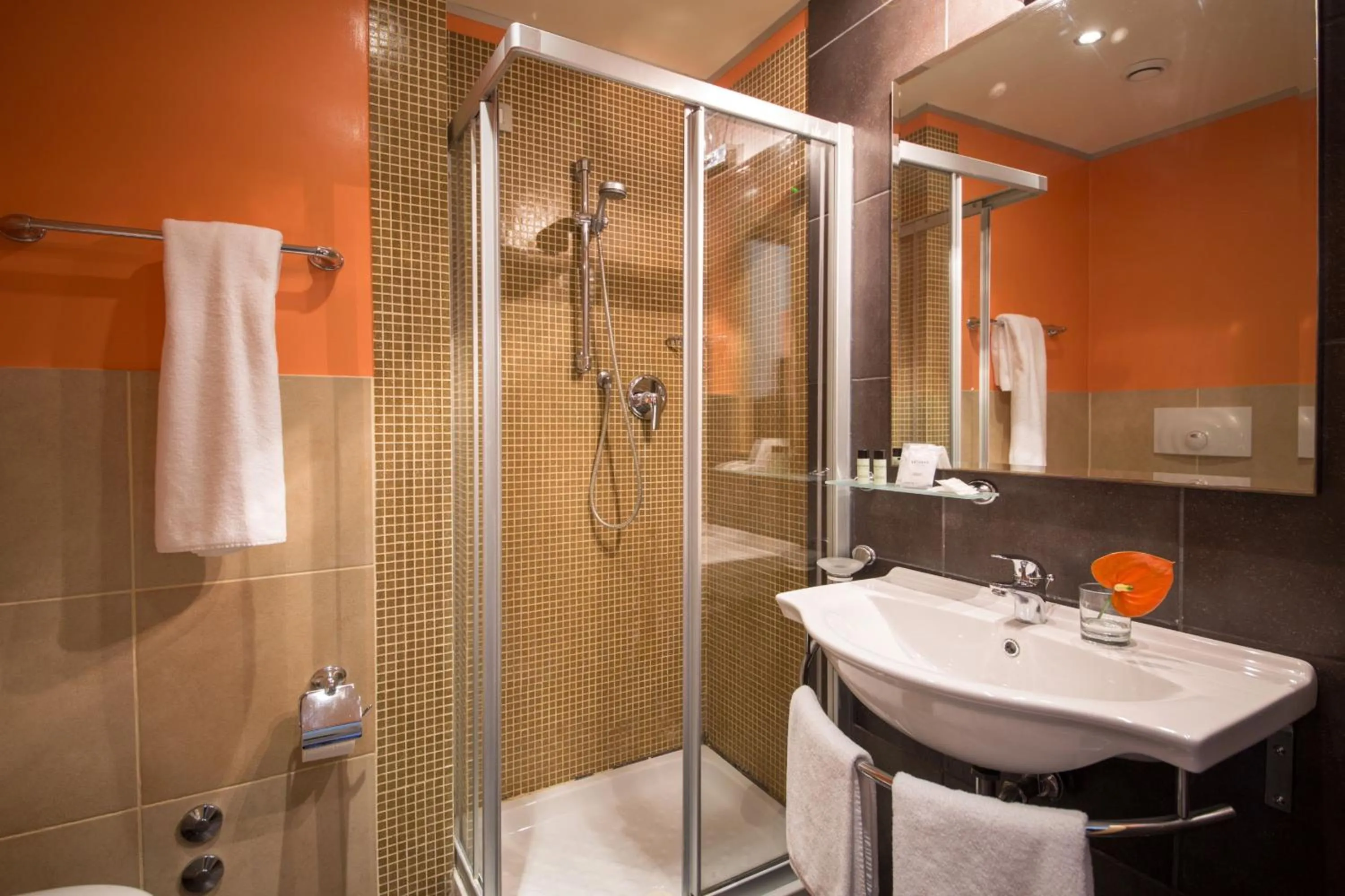 Bathroom in Hotel Mediterraneo