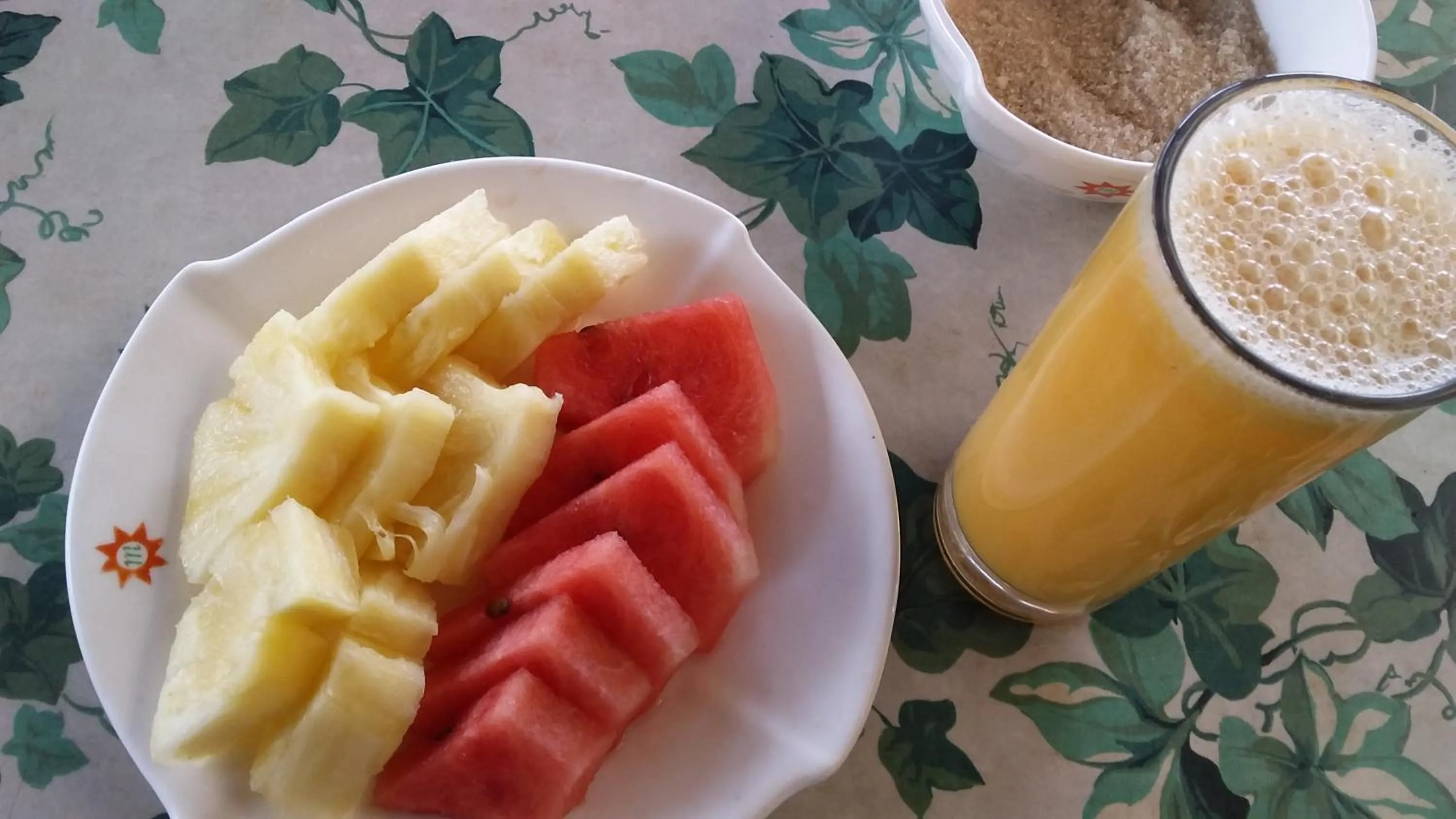 Continental breakfast in Agip Motel Mbarara