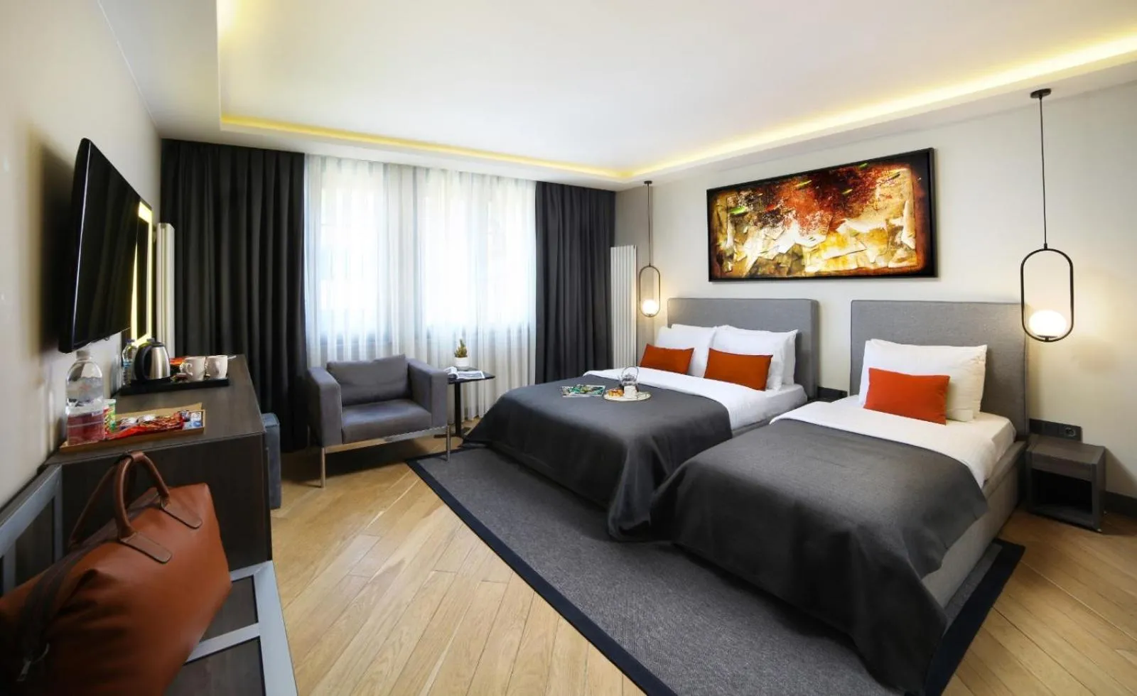 Bed in The Capital Suites