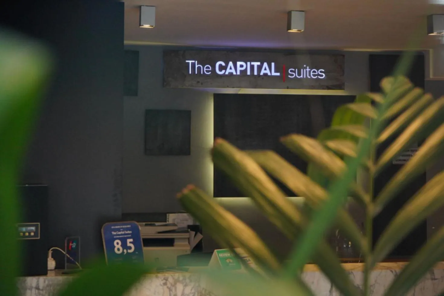 Lobby or reception in The Capital Suites