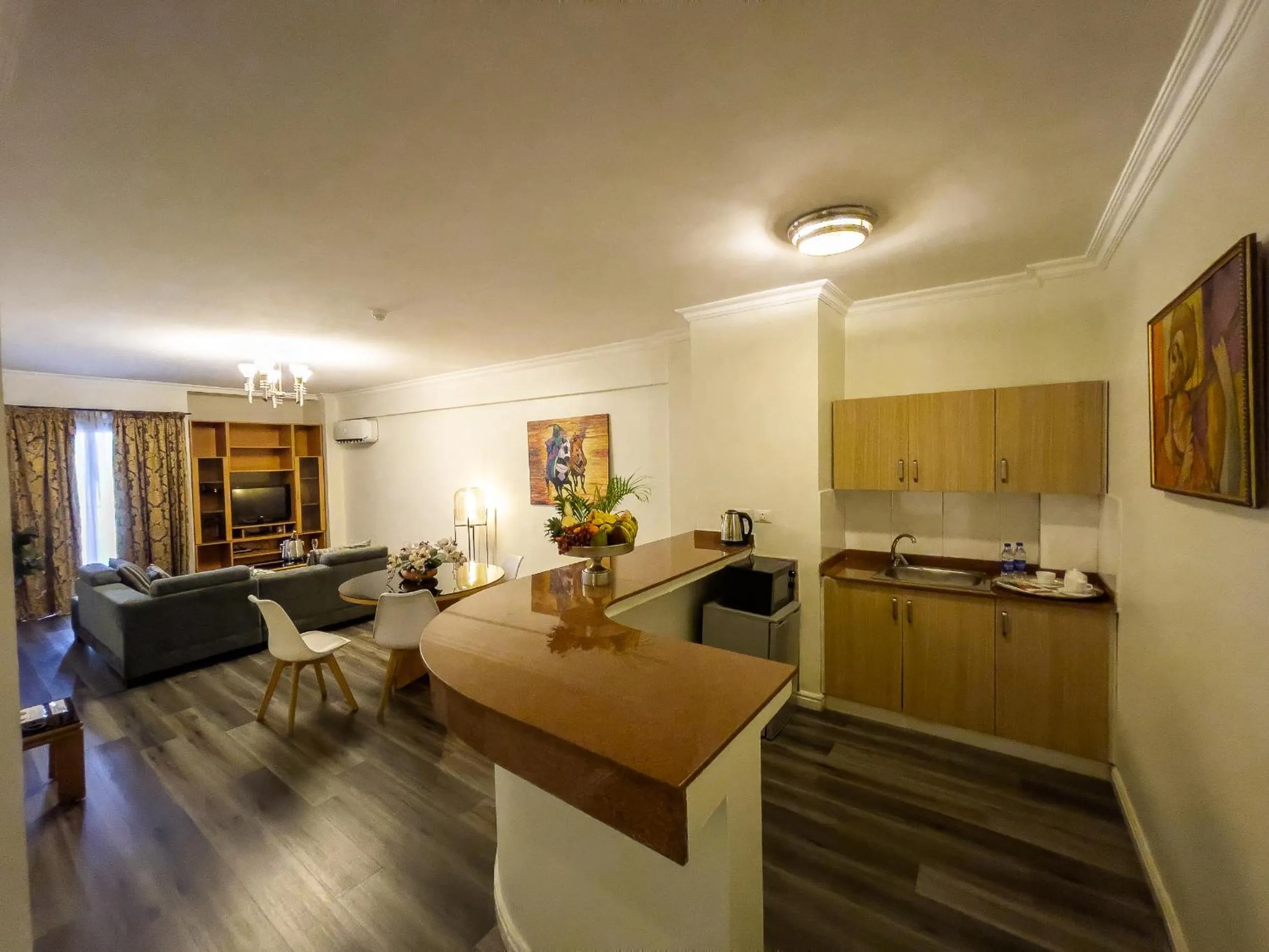 Kitchen or kitchenette in Maroko Bayshore Suites