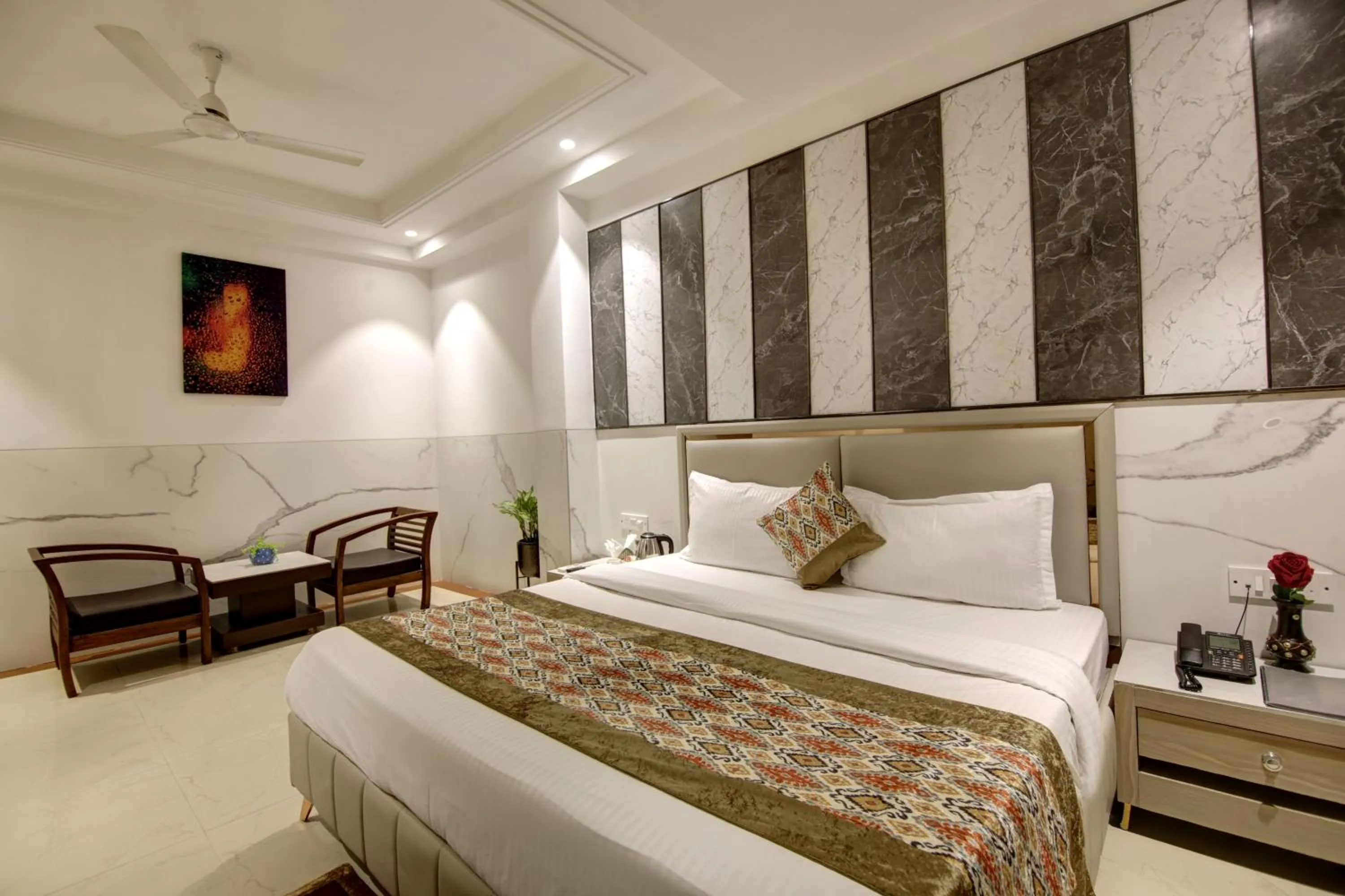 Bed in Hotel DELHI 37 by STAR GROUP