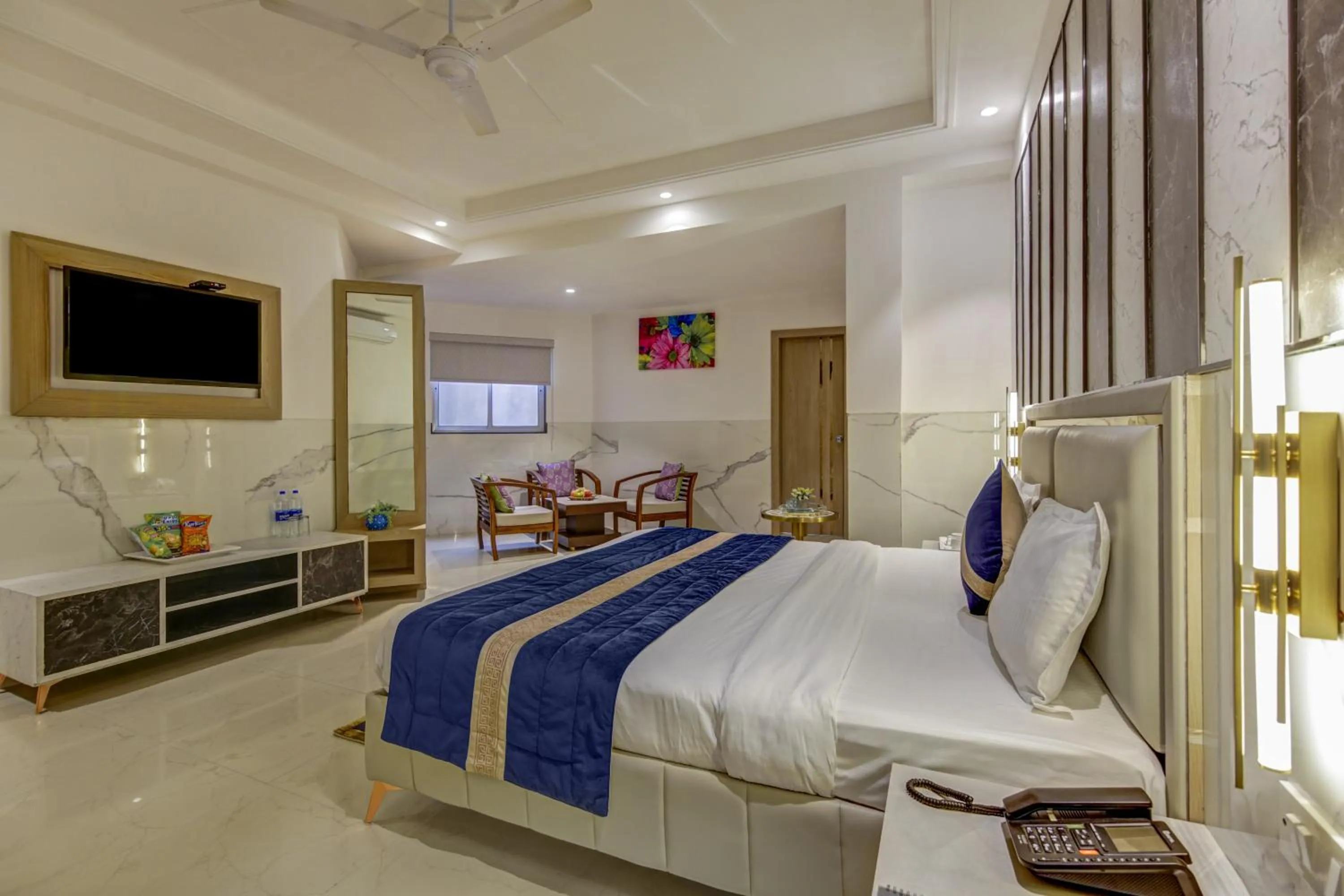 Photo of the whole room, Bed in Hotel DELHI 37 by STAR GROUP