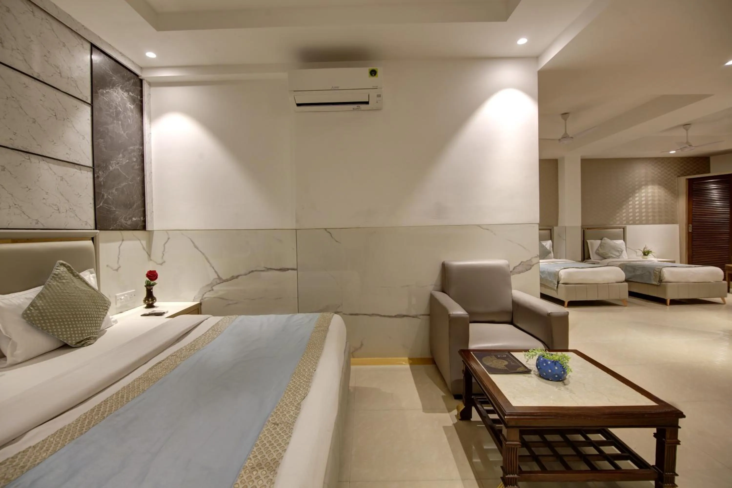 Photo of the whole room, Bed in Hotel DELHI 37 by STAR GROUP