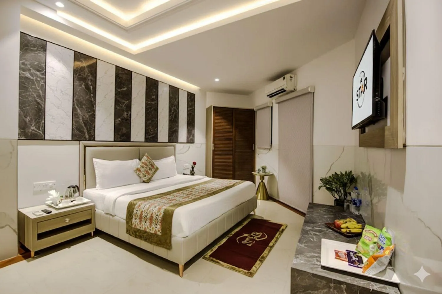TV and multimedia, Bed in Hotel DELHI 37 by STAR GROUP