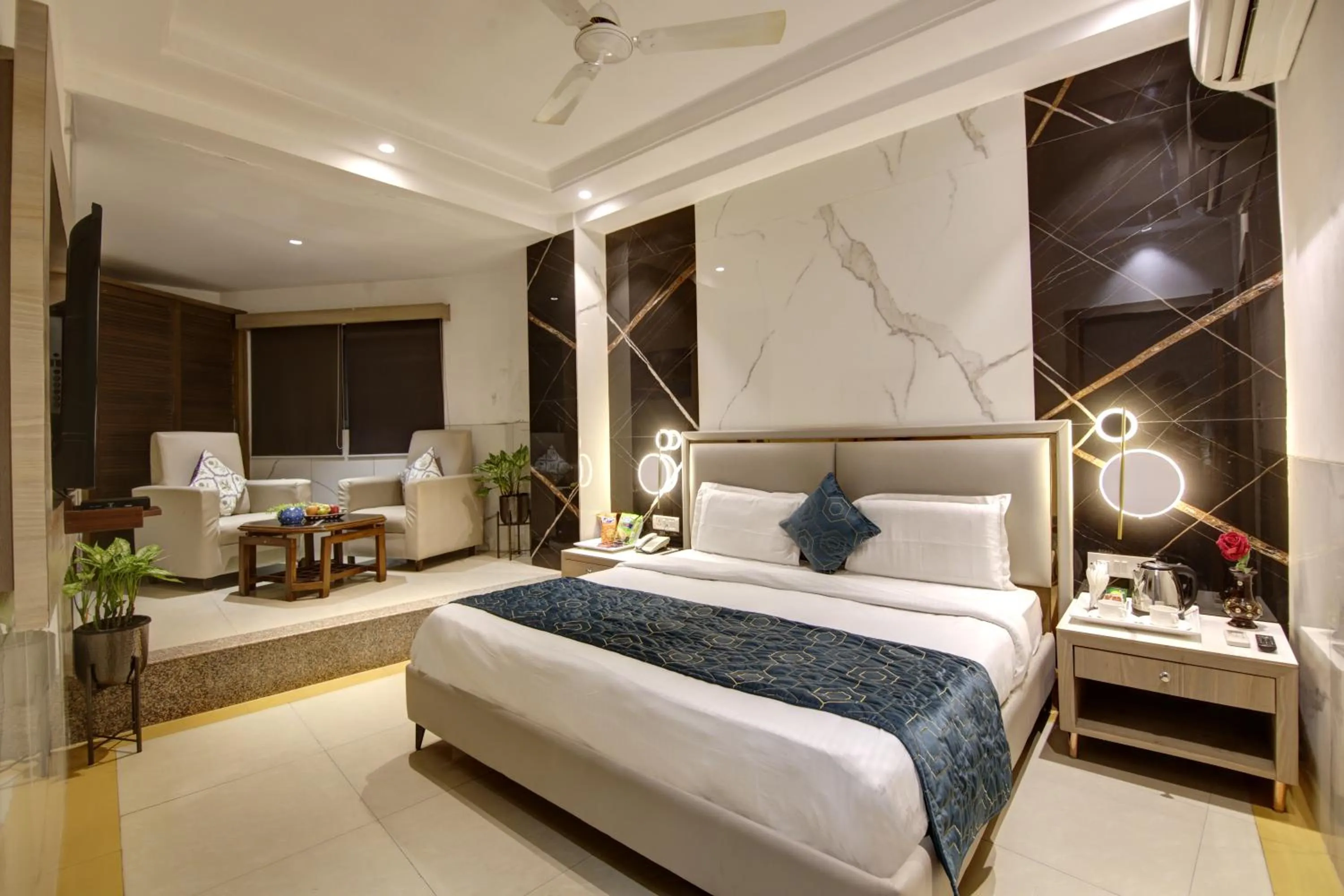 Bedroom, Bed in Hotel DELHI 37 by STAR GROUP