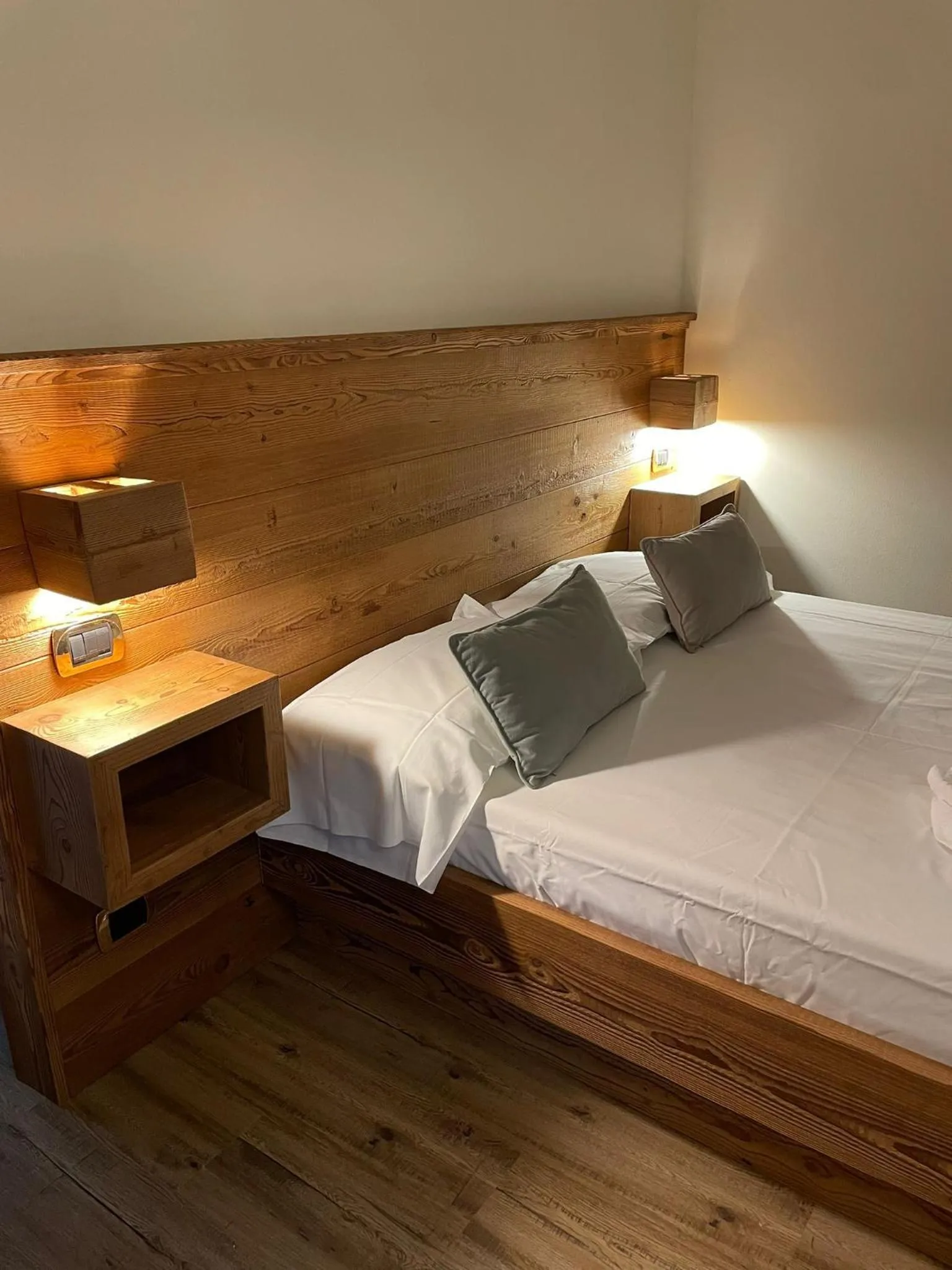 Bed in Hotel Cristallo