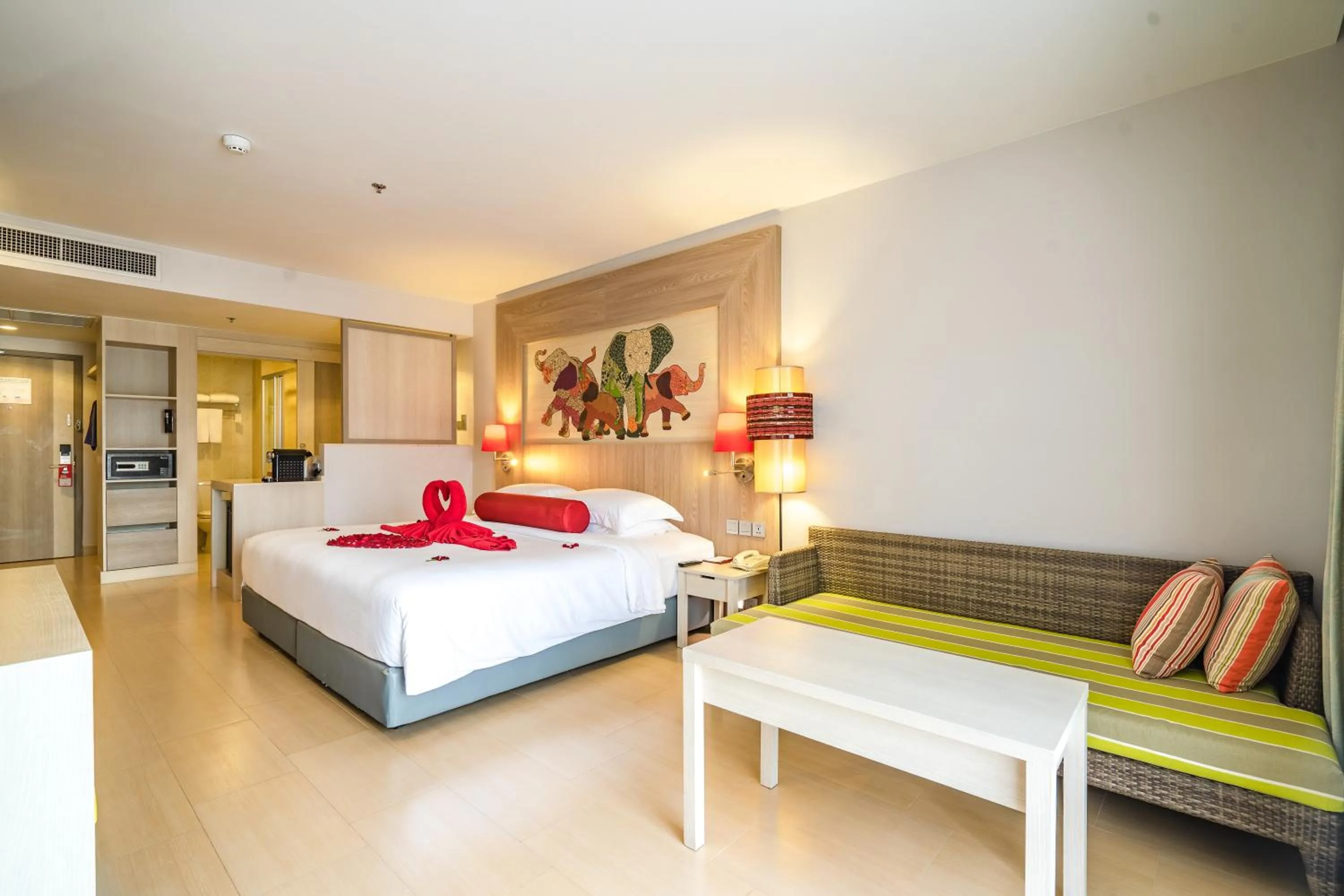Bedroom, Bed in Ramada by Wyndham Phuket Deevana