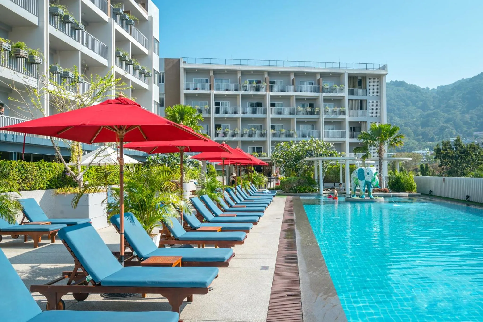 Pool view in Ramada by Wyndham Phuket Deevana