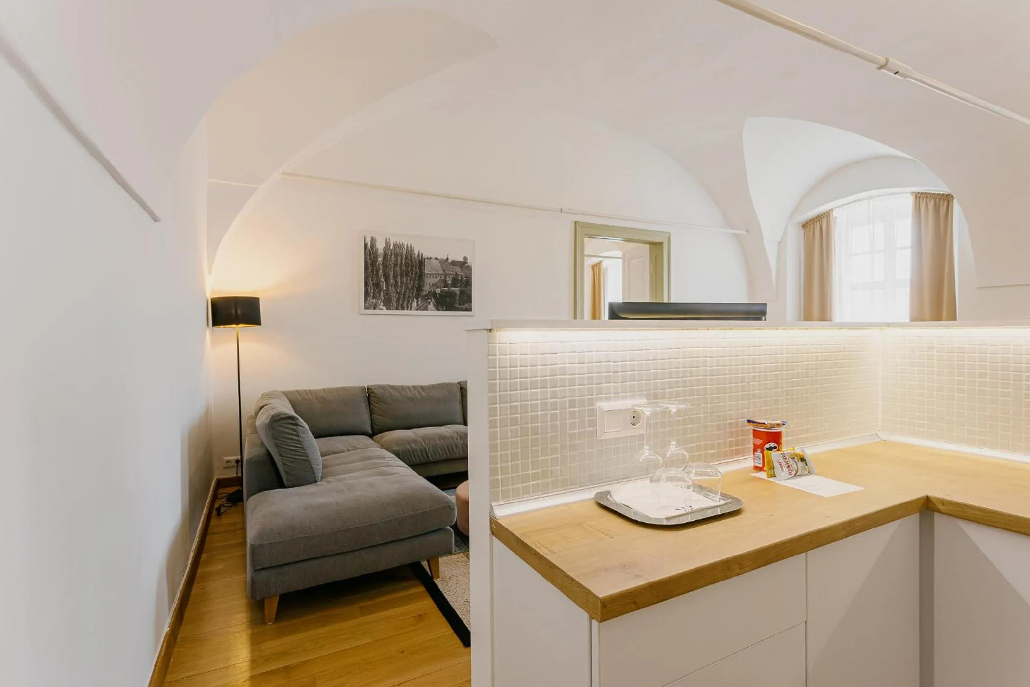 Living room in Hotel Benedict