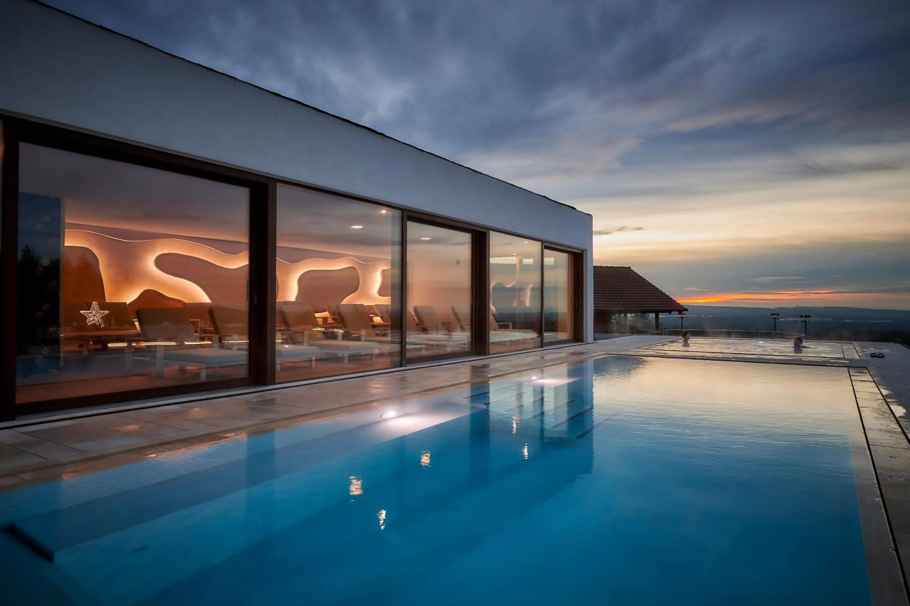 Swimming pool in Der Birkenhof Spa & Genuss Resort