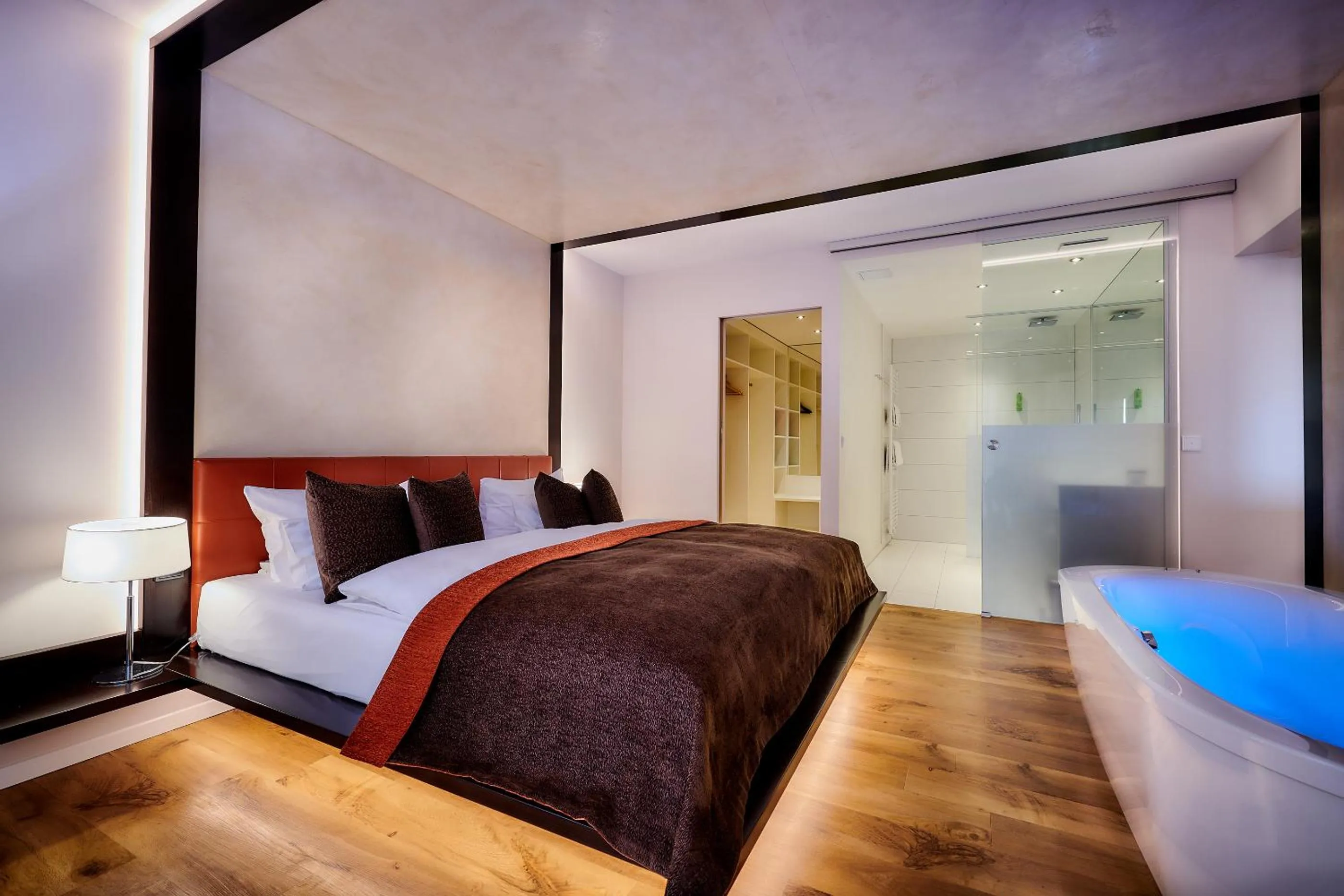 Photo of the whole room, Bed in Der Birkenhof Spa & Genuss Resort