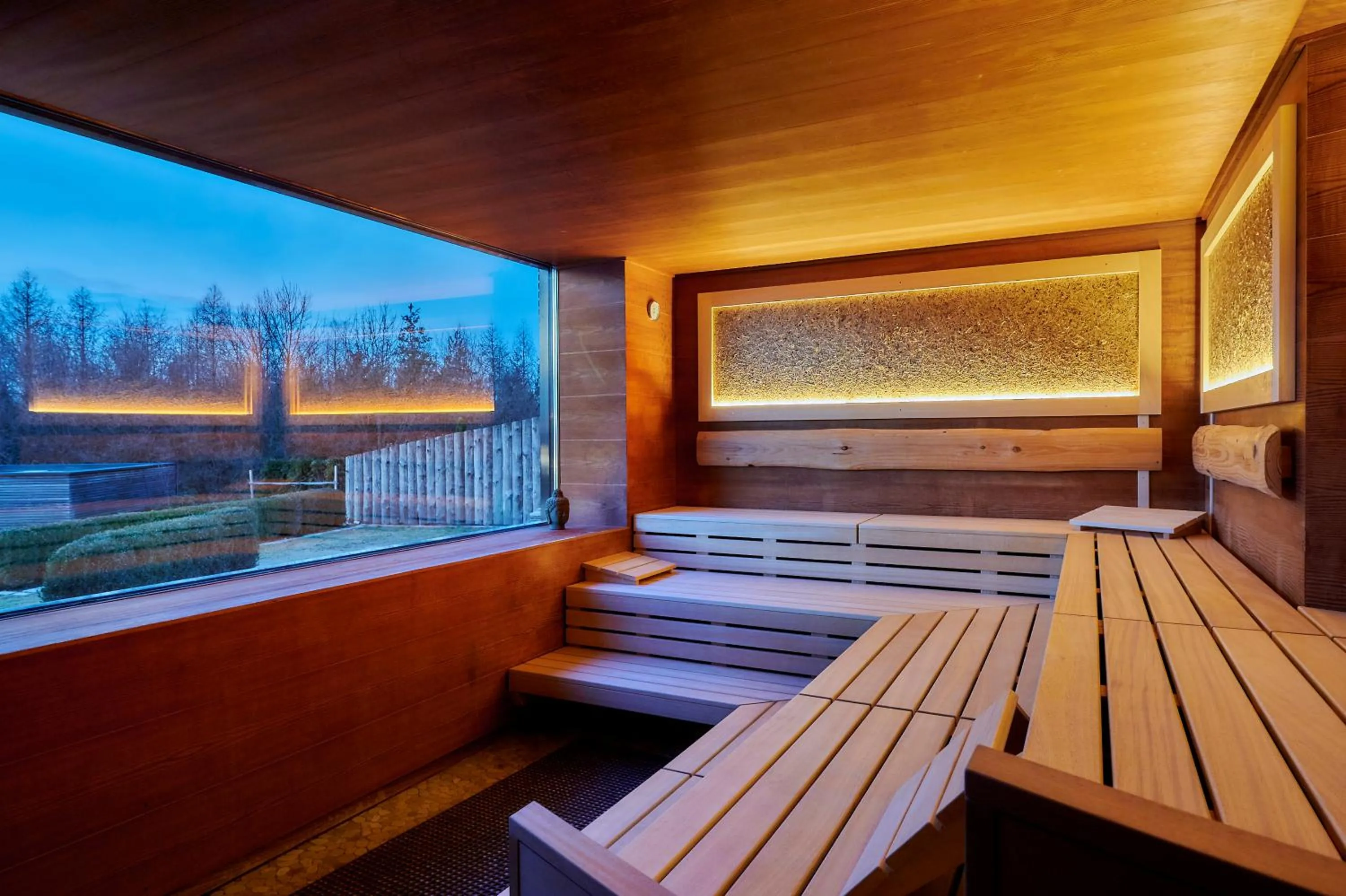 Sauna in Der Birkenhof Spa & Genuss Resort