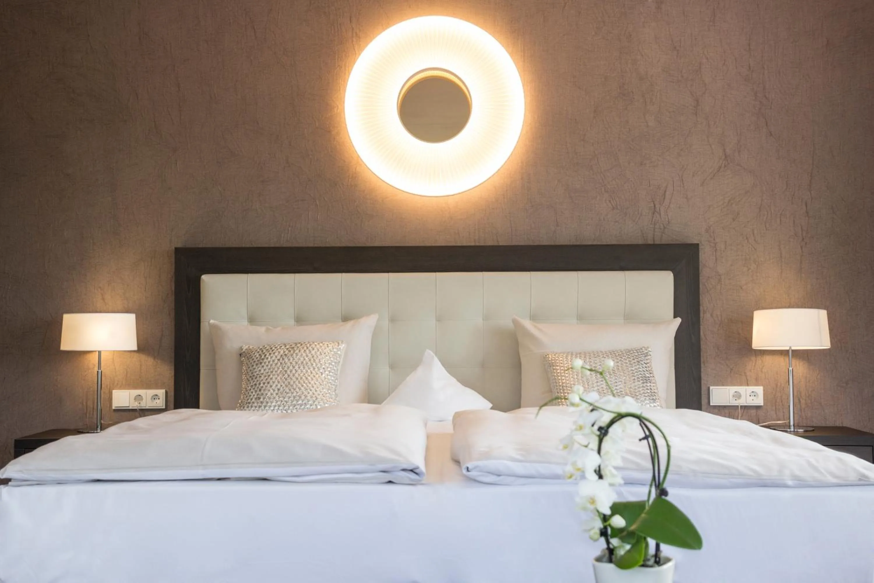 Photo of the whole room, Bed in Der Birkenhof Spa & Genuss Resort