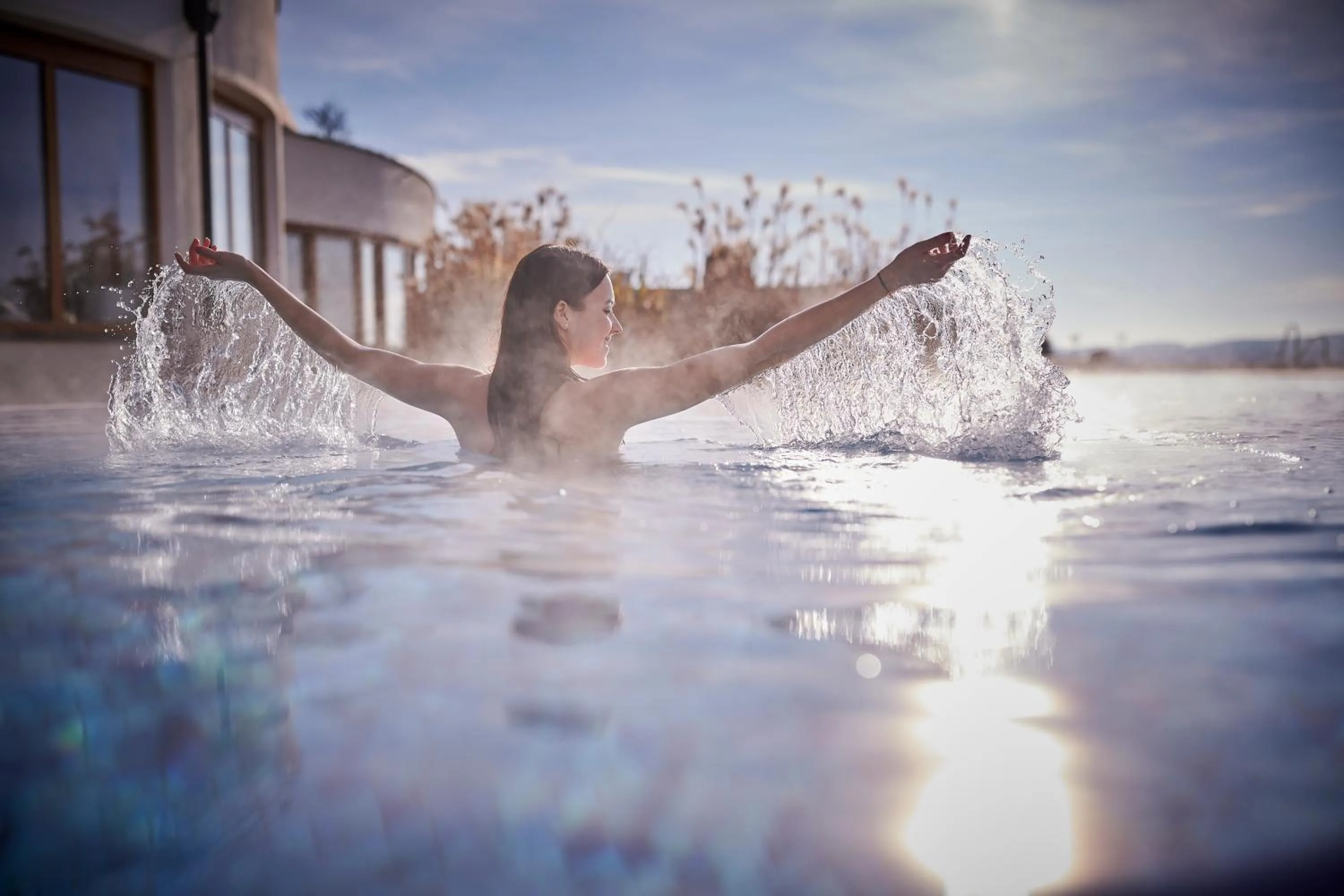 Swimming pool in Der Birkenhof Spa & Genuss Resort