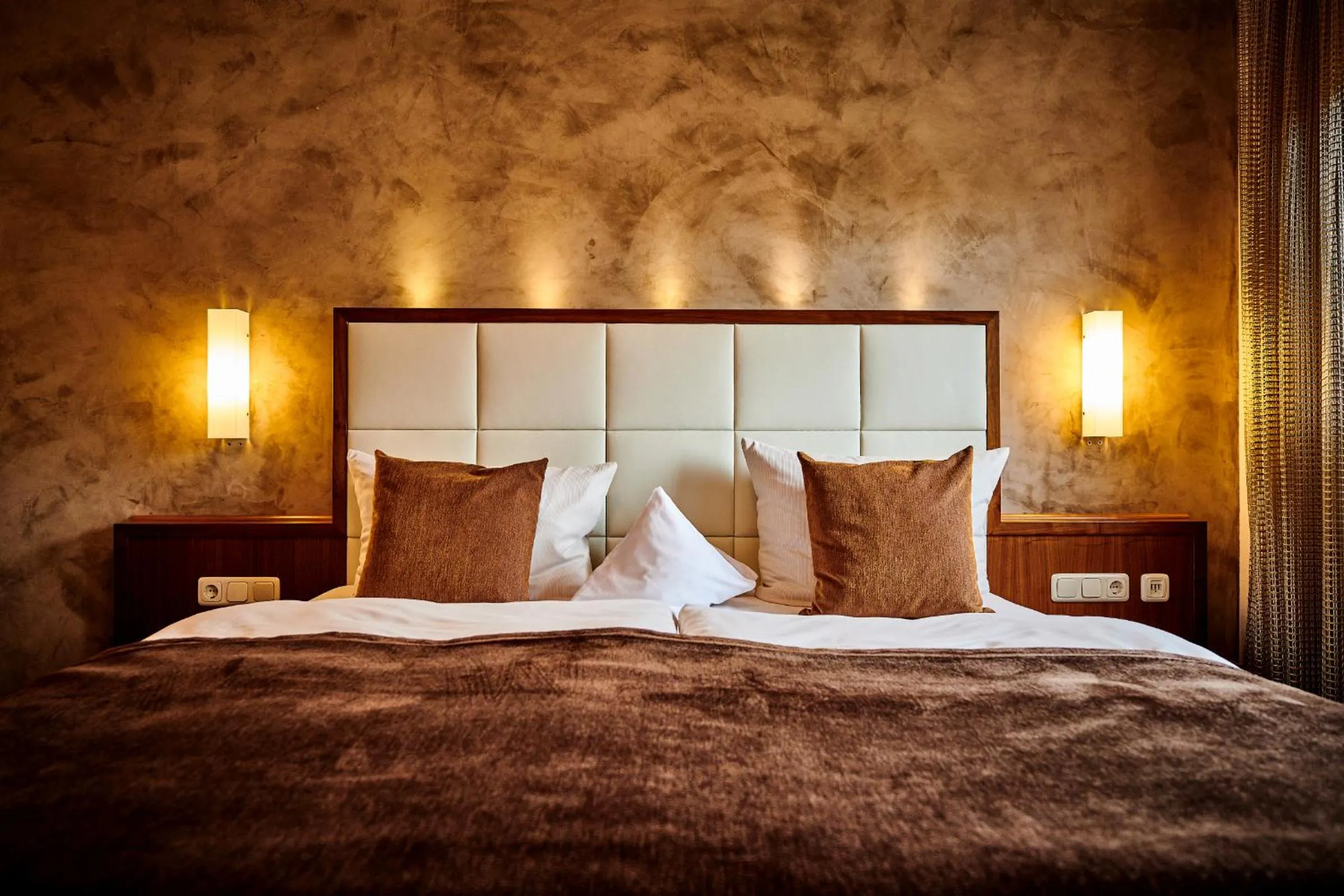 Bed in Der Birkenhof Spa & Genuss Resort