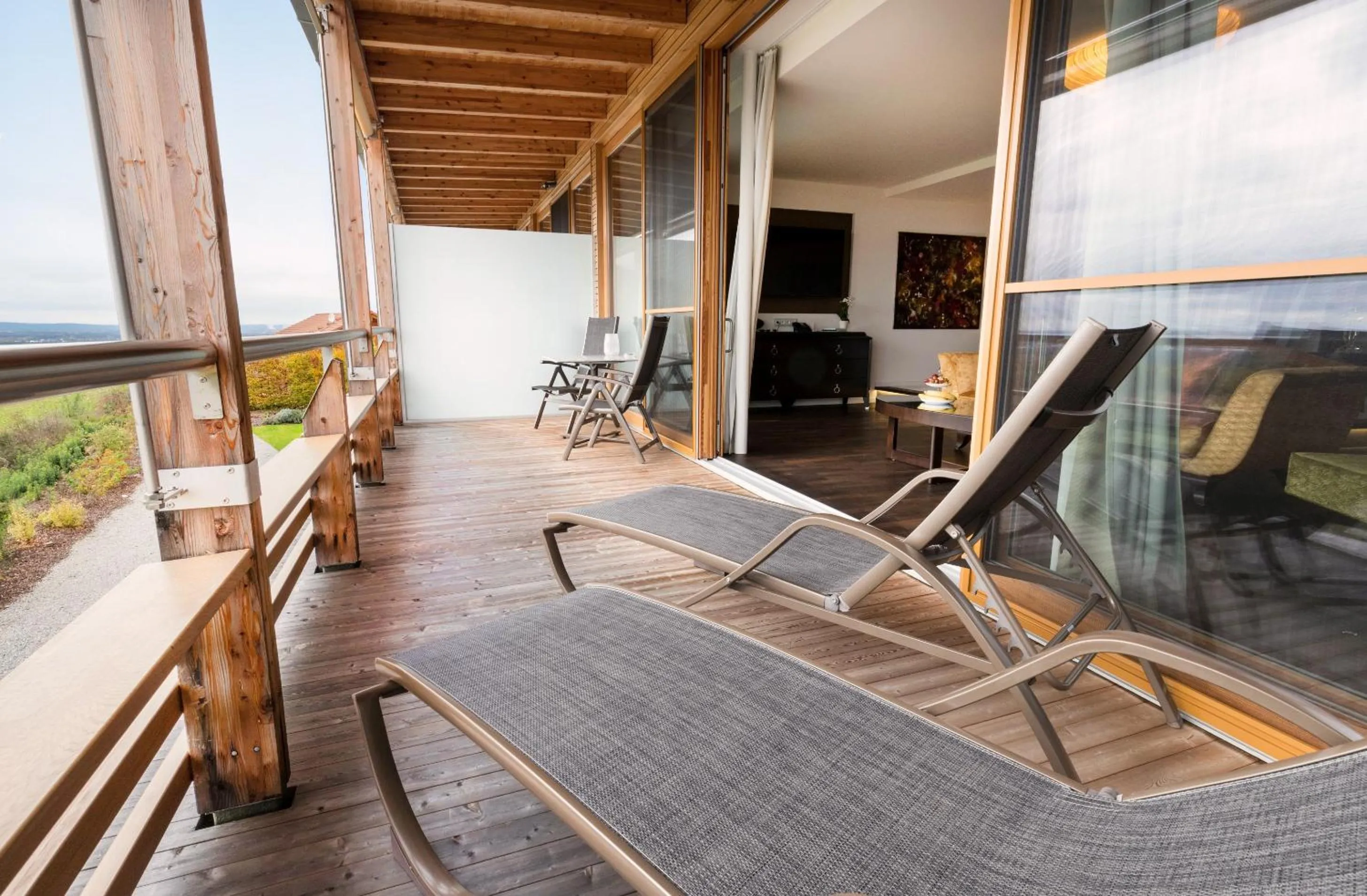 Balcony/Terrace in Der Birkenhof Spa & Genuss Resort