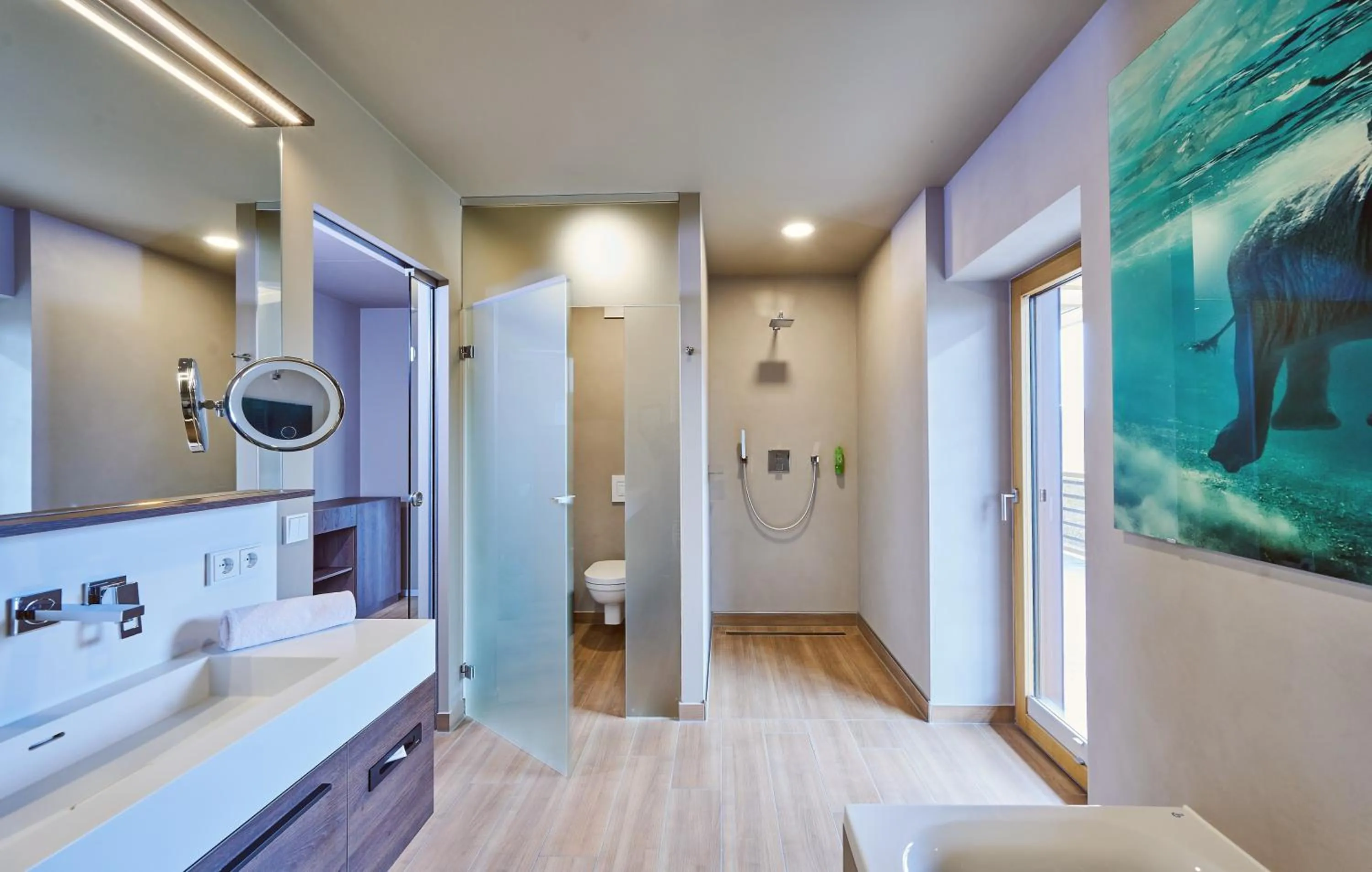 Bathroom in Der Birkenhof Spa & Genuss Resort