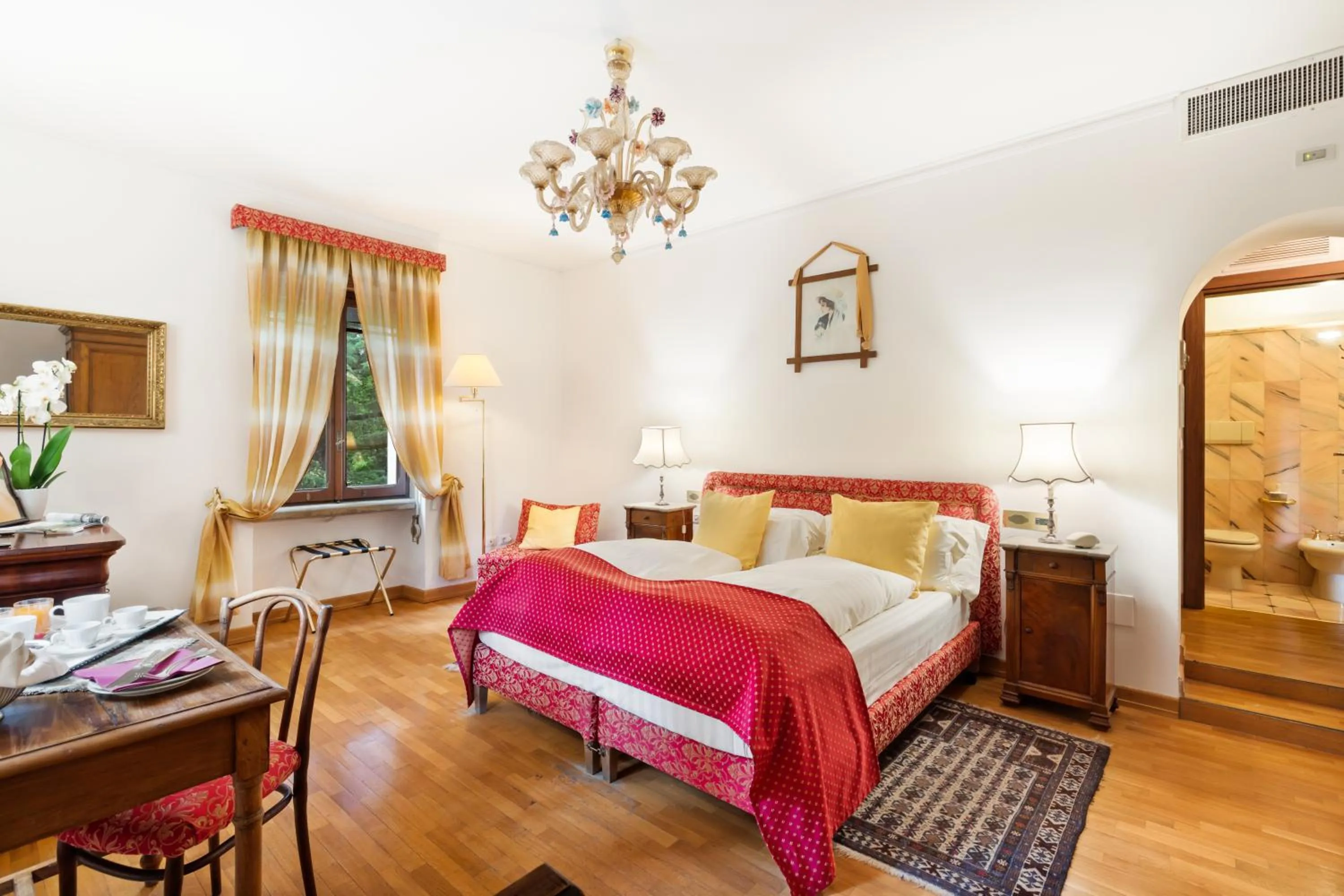 Bed in Villa Pambuffetti