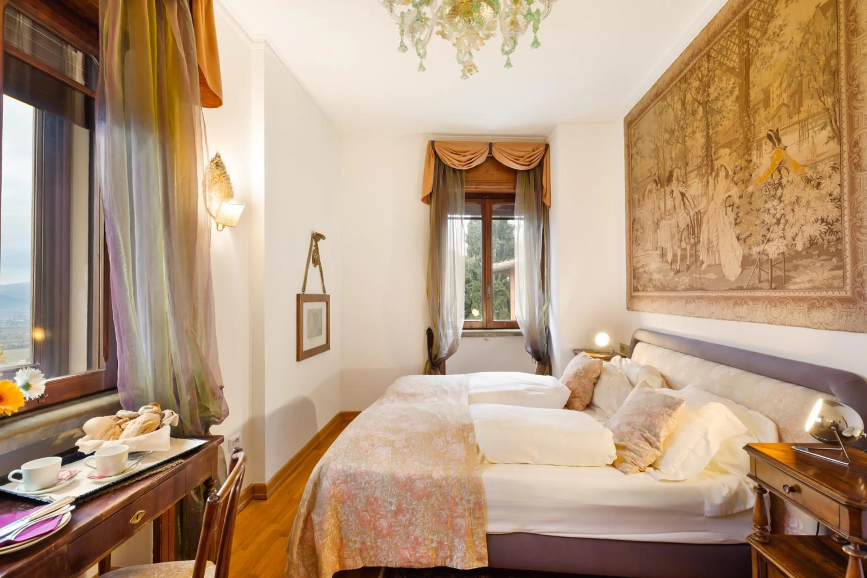 Bed in Villa Pambuffetti