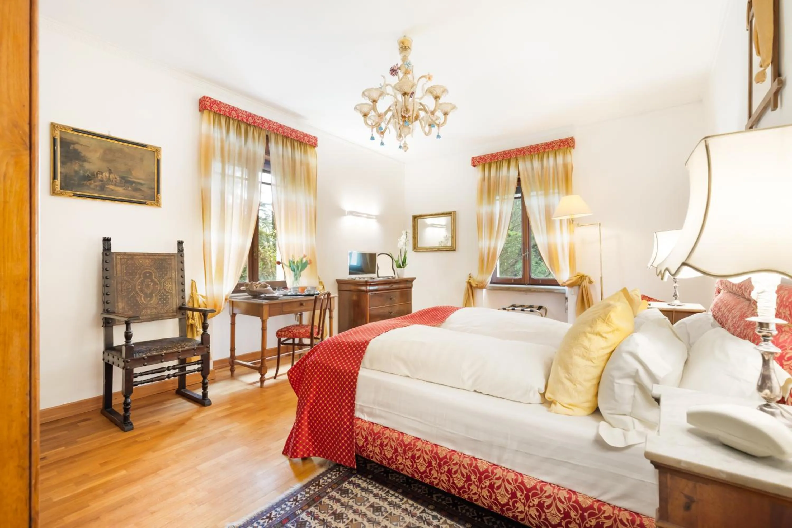 Bed in Villa Pambuffetti