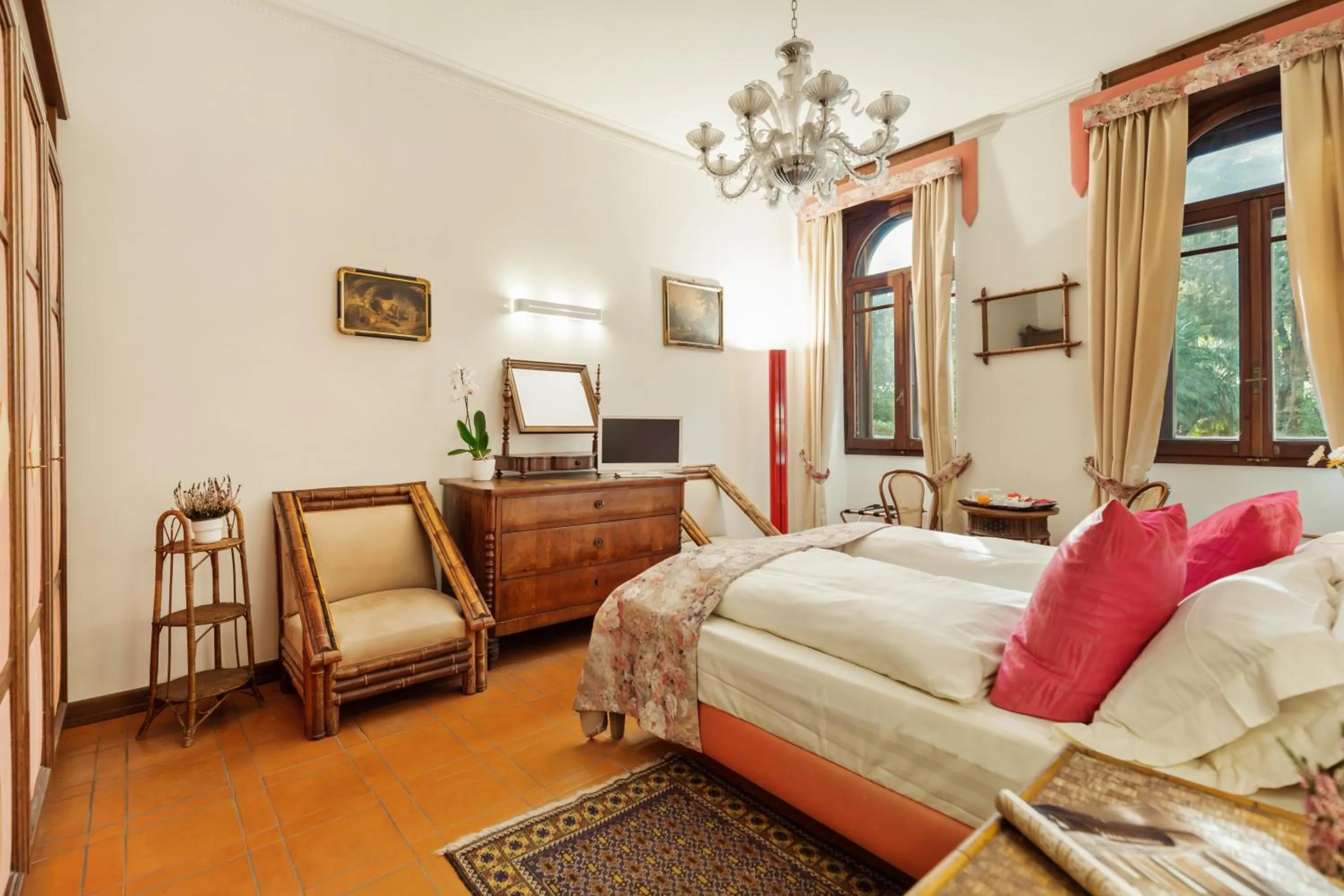 Bed in Villa Pambuffetti