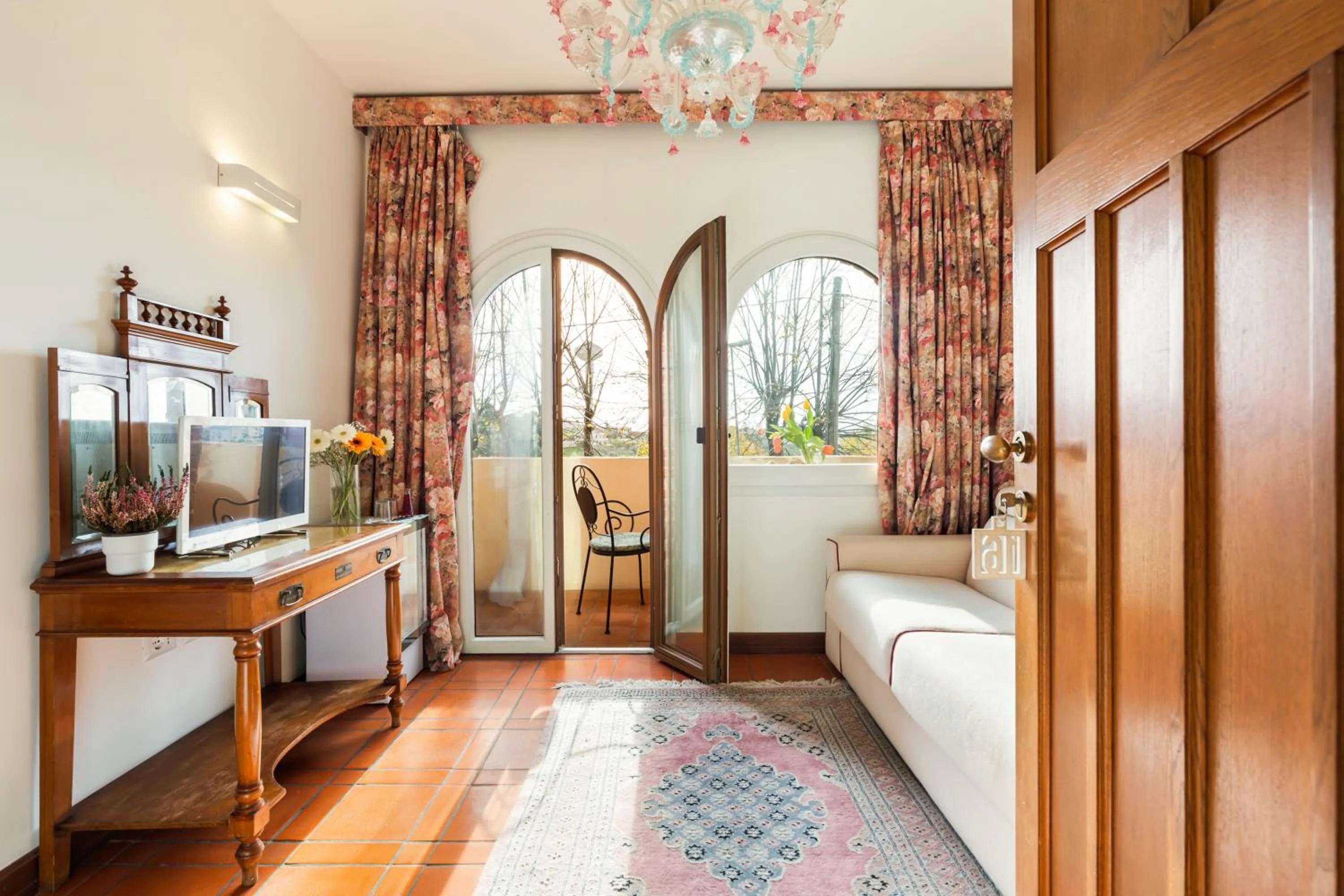 Bed in Villa Pambuffetti