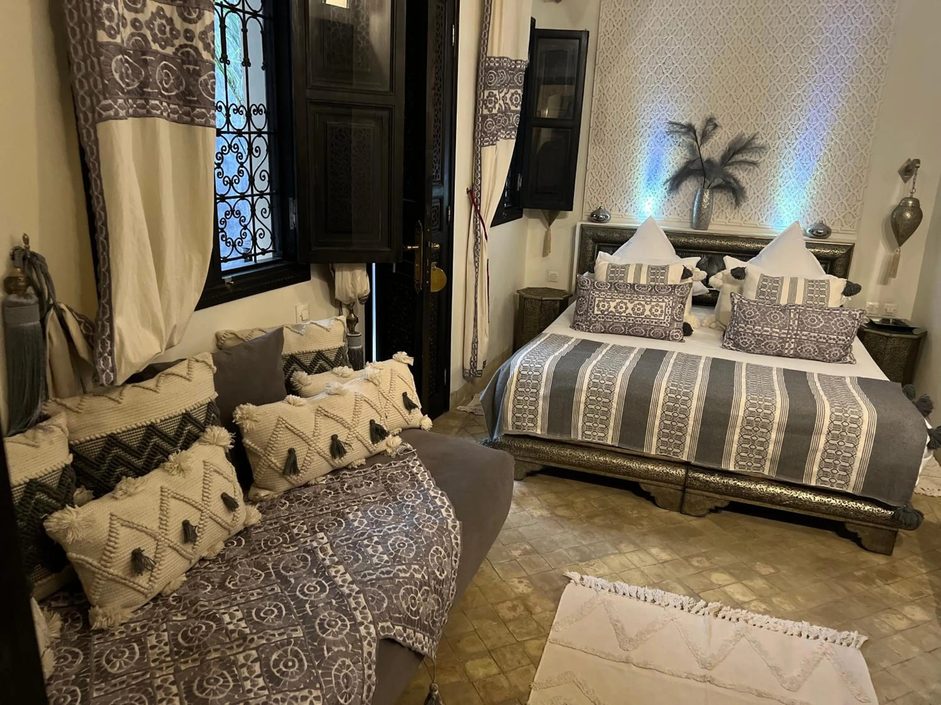 Bed in Riad Rêve d'Or