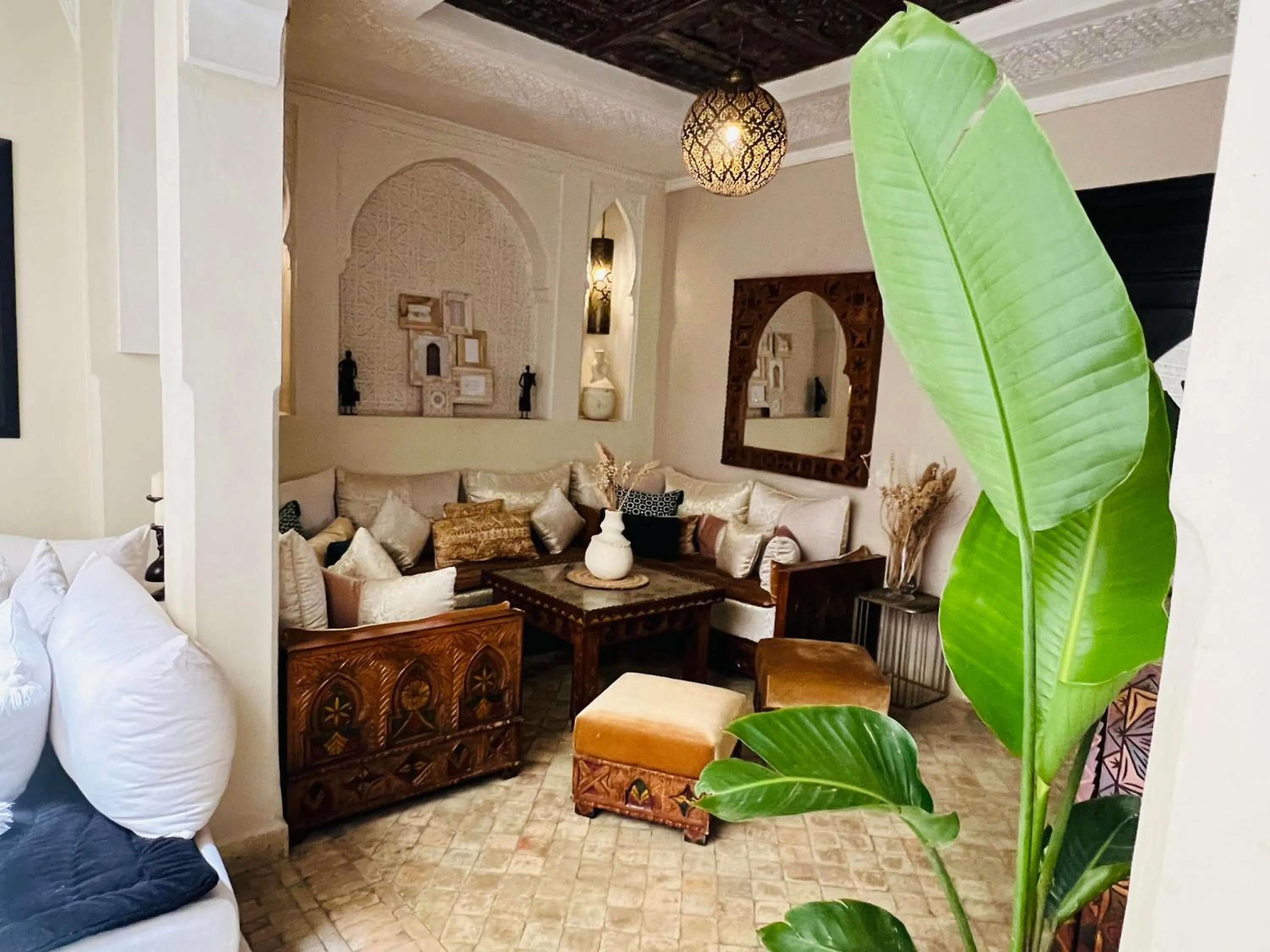 Living room in Riad Rêve d'Or