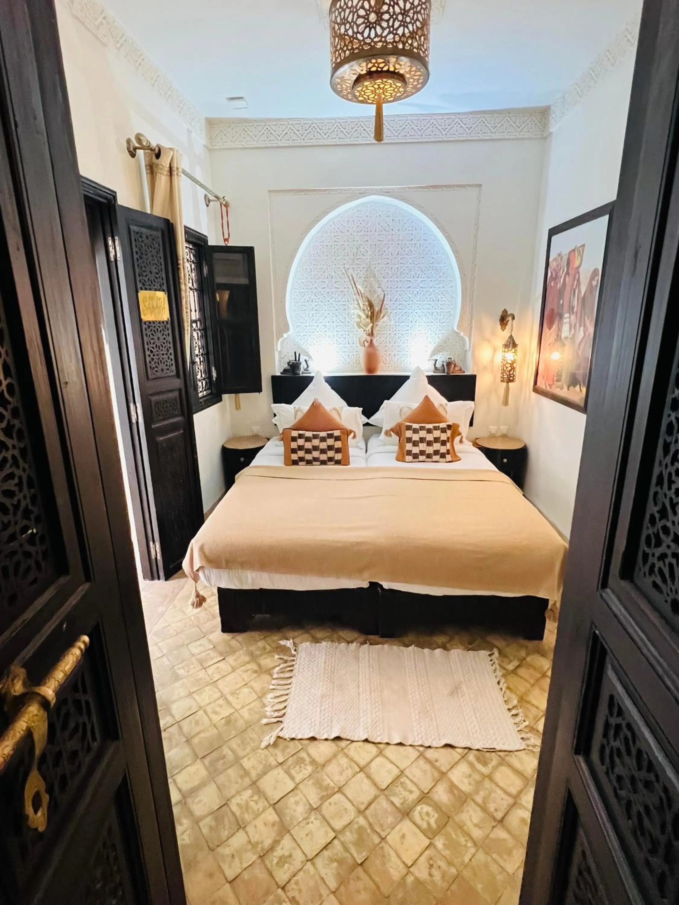 Bed in Riad Rêve d'Or