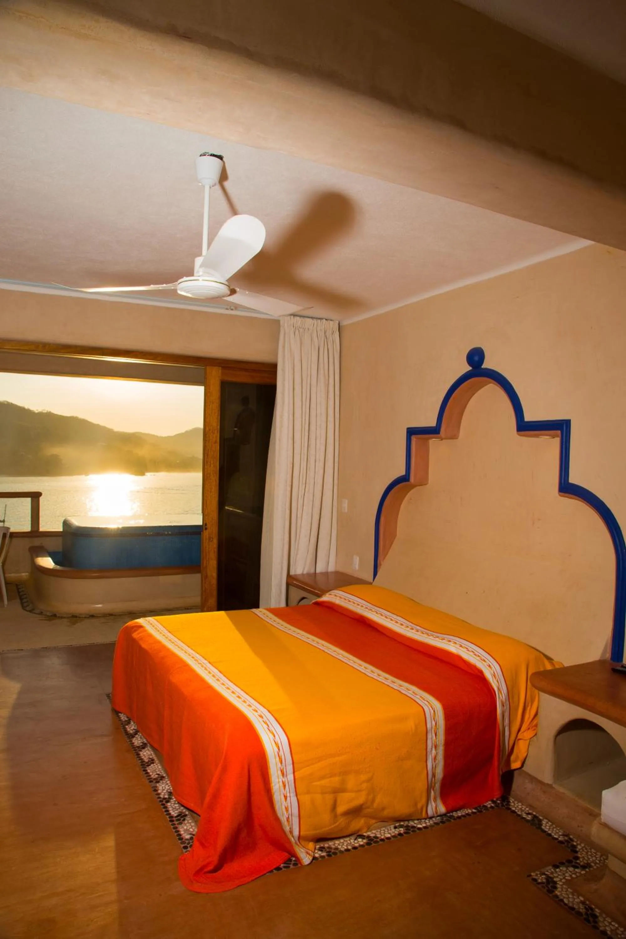 Bed in Villa del Pescador